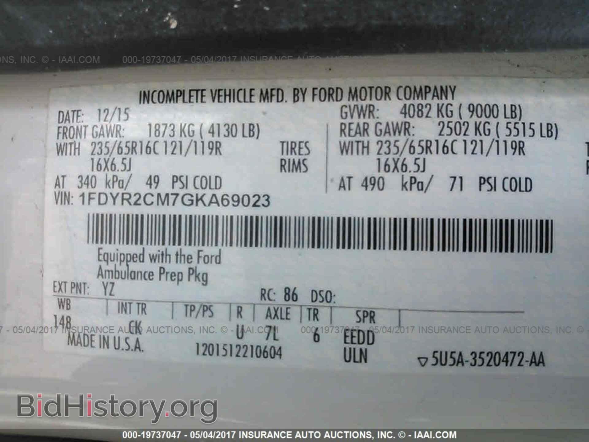 2016 Ford Transit - VIN: 1FDYR2CM7GKA69023 - Photo 9