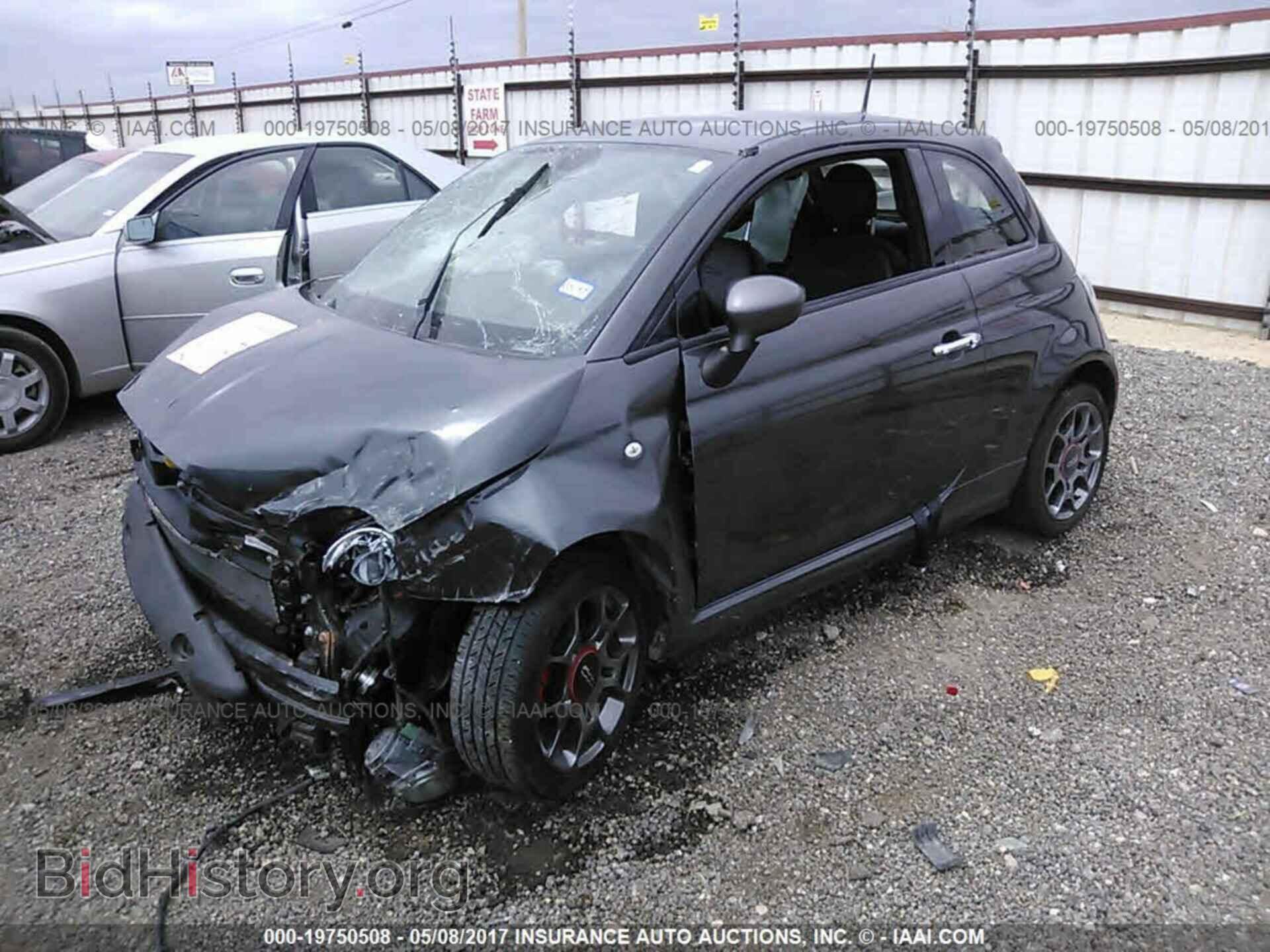 2014 Fiat 500 - VIN: 3C3CFFBRXET241492 - Фото 2