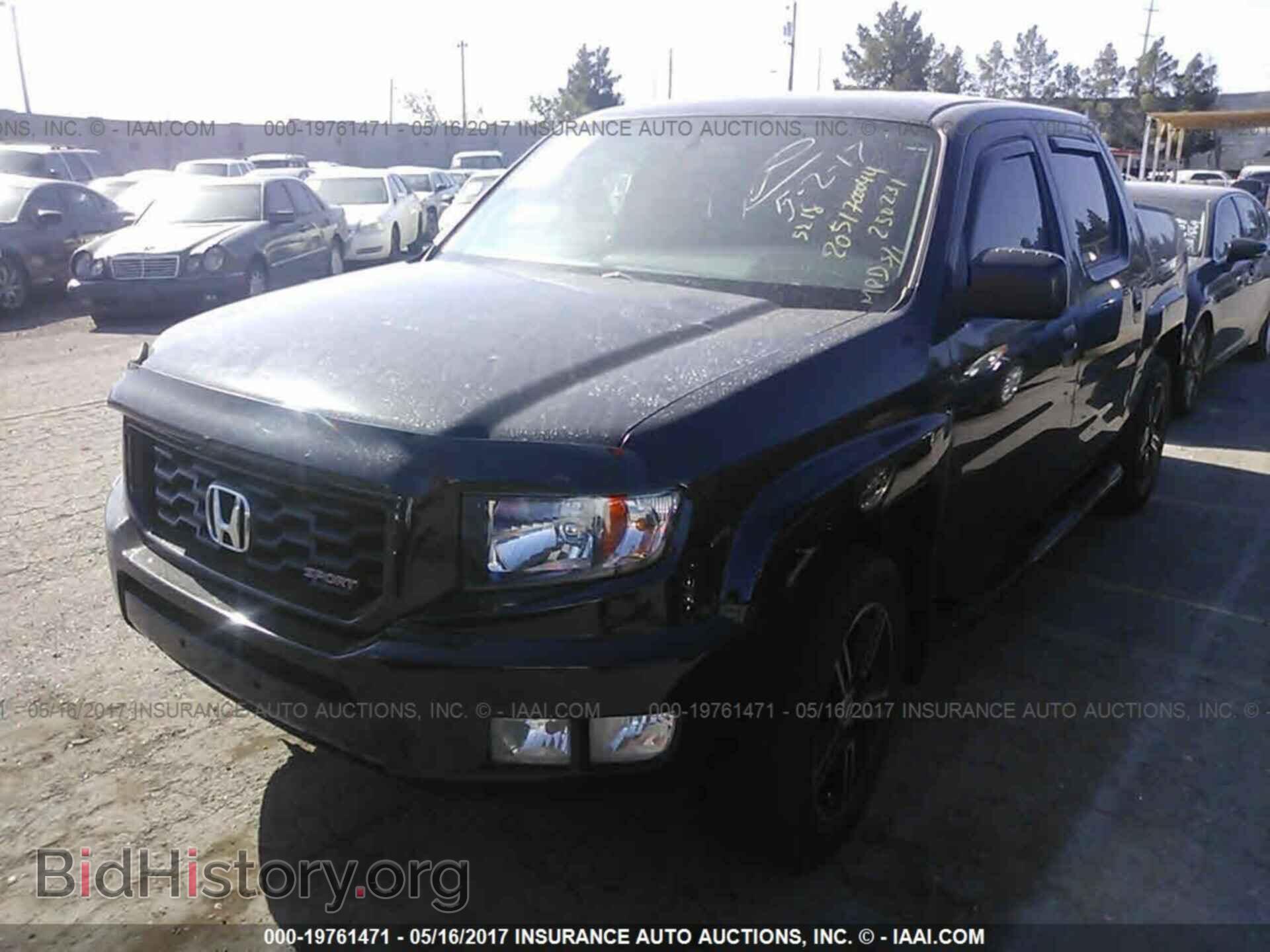 2014 HONDA RIDGELINE - VIN: 5FPYK1F73EB010142 - Фото 2