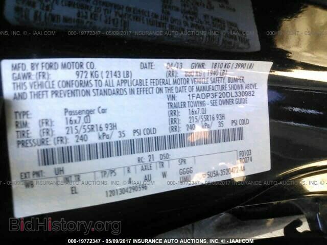 2013 Ford Focus - VIN: 1FADP3F20DL330982 - Photo 9
