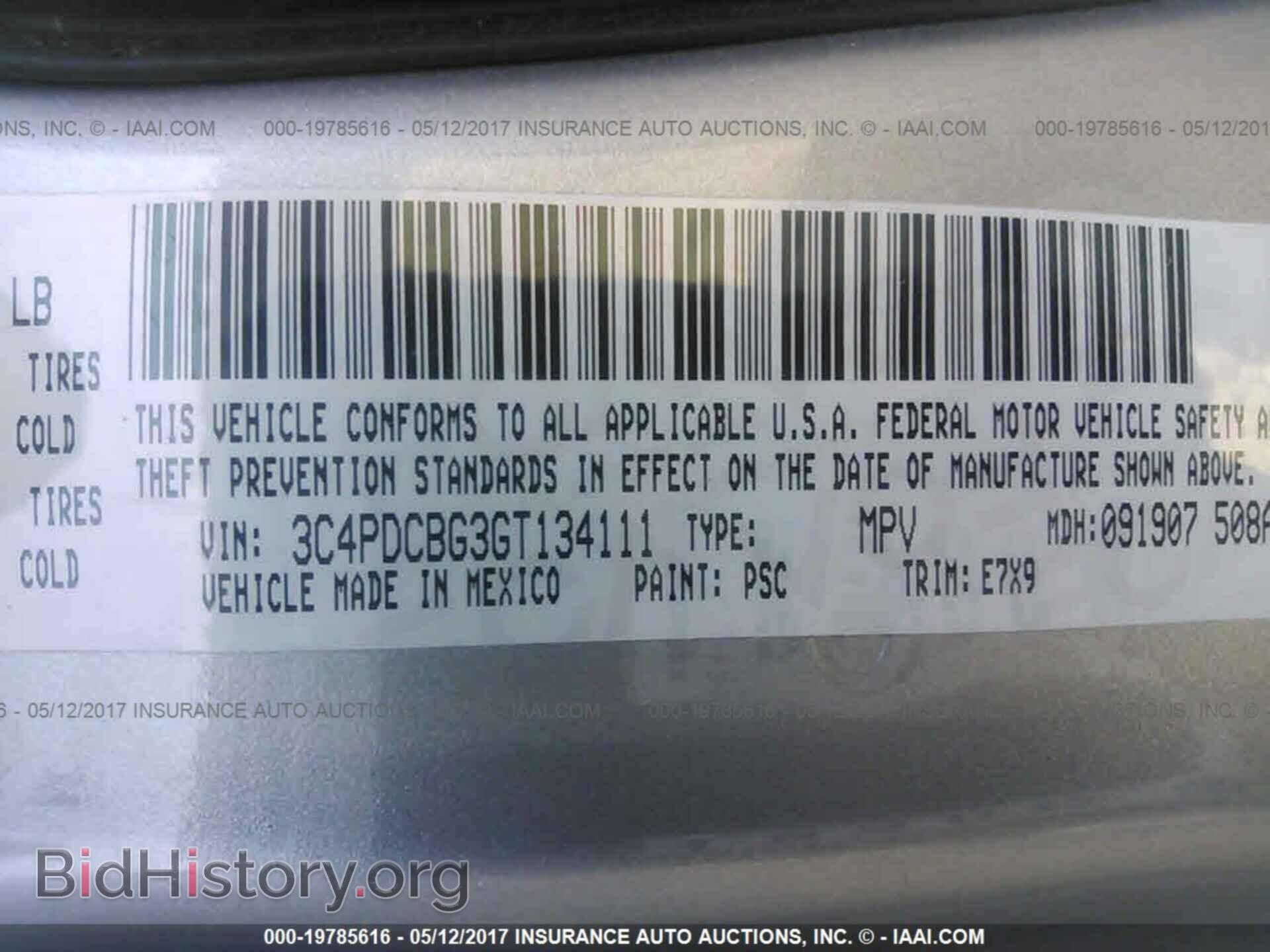 2016 Dodge Journey - VIN: 3C4PDCBG3GT134111 - Photo 9