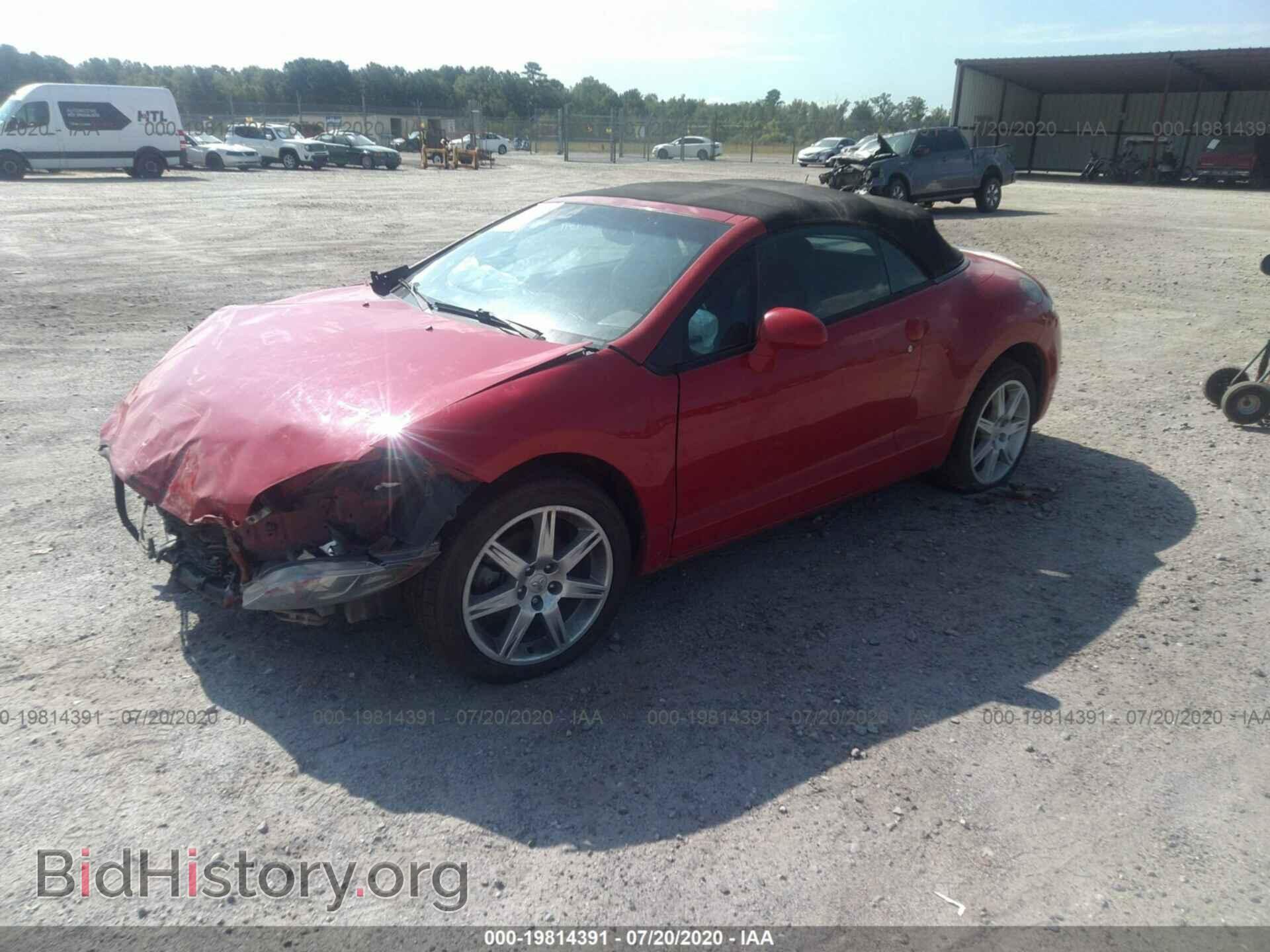2007 MITSUBISHI ECLIPSE - VIN: 4A3AL35T77E011734 - Фото 2