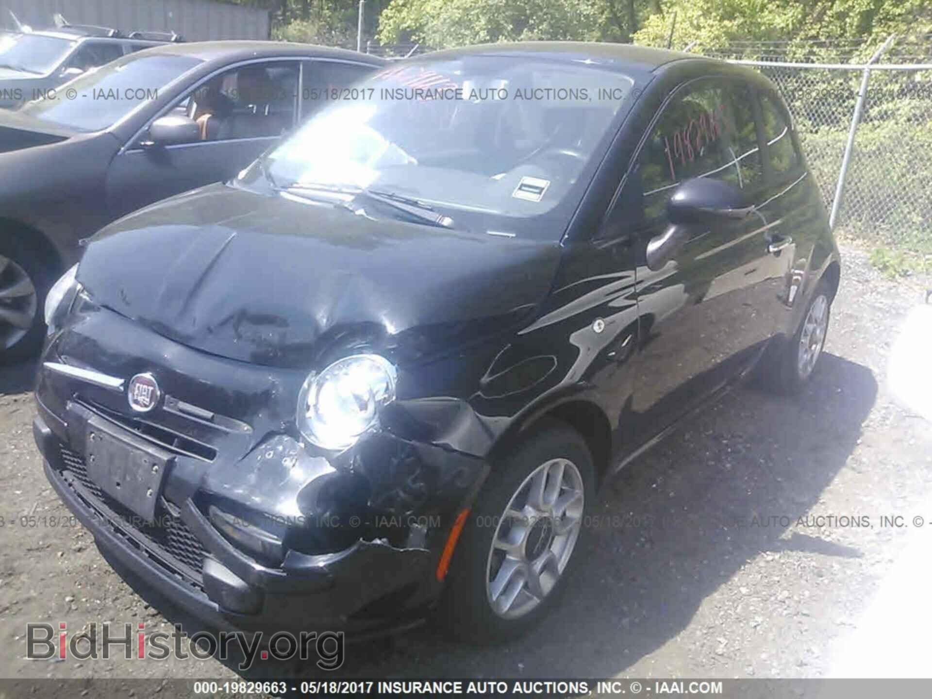 2012 Fiat 500 - VIN: 3C3CFFAR8CT383189 - Фото 2