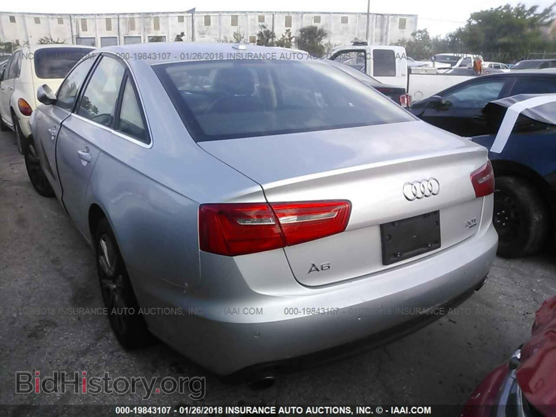 2013 Audi A6 - VIN: WAUGGAFC6DN026013 - Фото 3