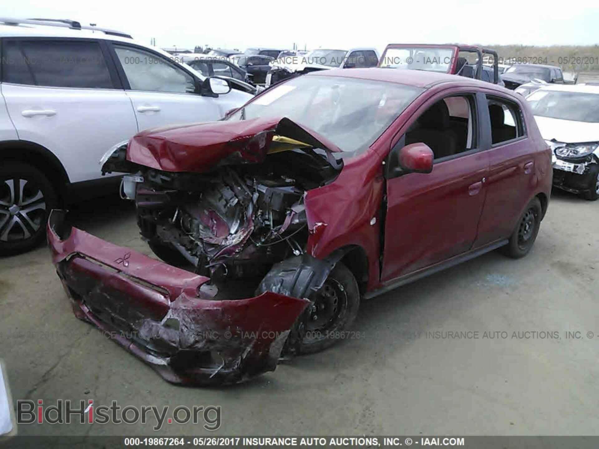 2015 Mitsubishi Mirage - VIN: ML32A3HJ8FH060982 - Фото 2