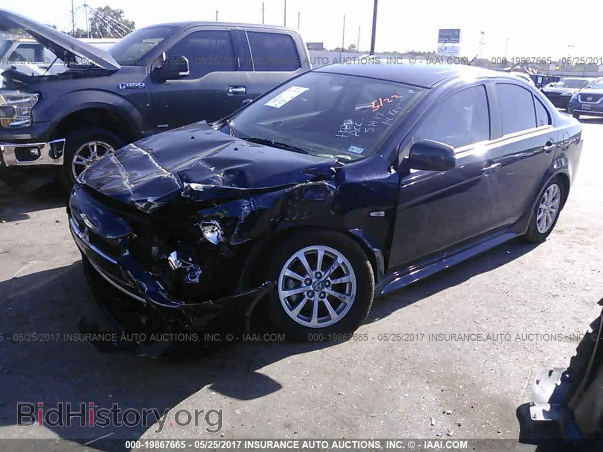 2014 Mitsubishi Lancer - VIN: JA32U2FU6EU014597 - Фото 2