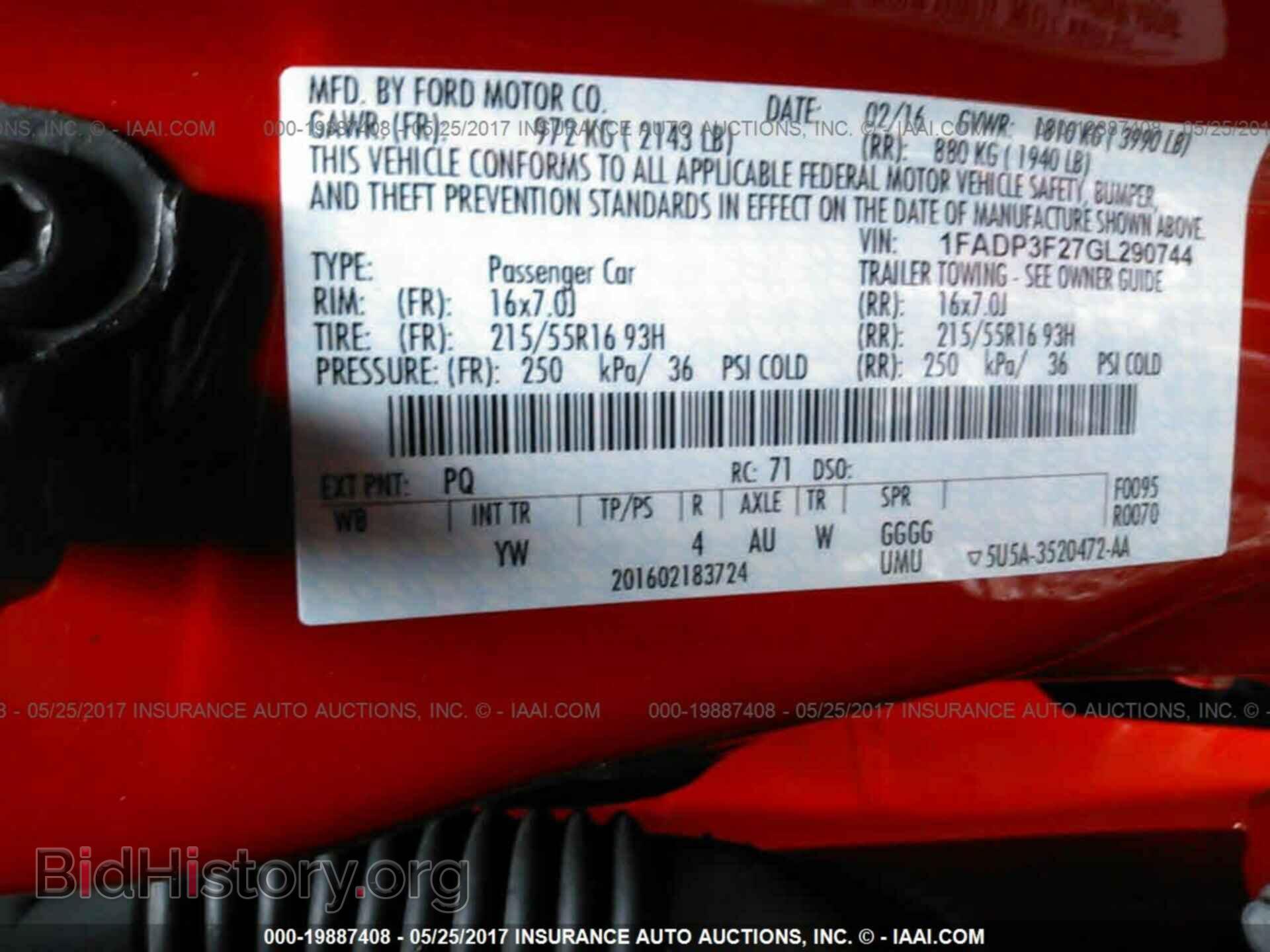 2016 Ford Focus - VIN: 1FADP3F27GL290744 - Фото 9