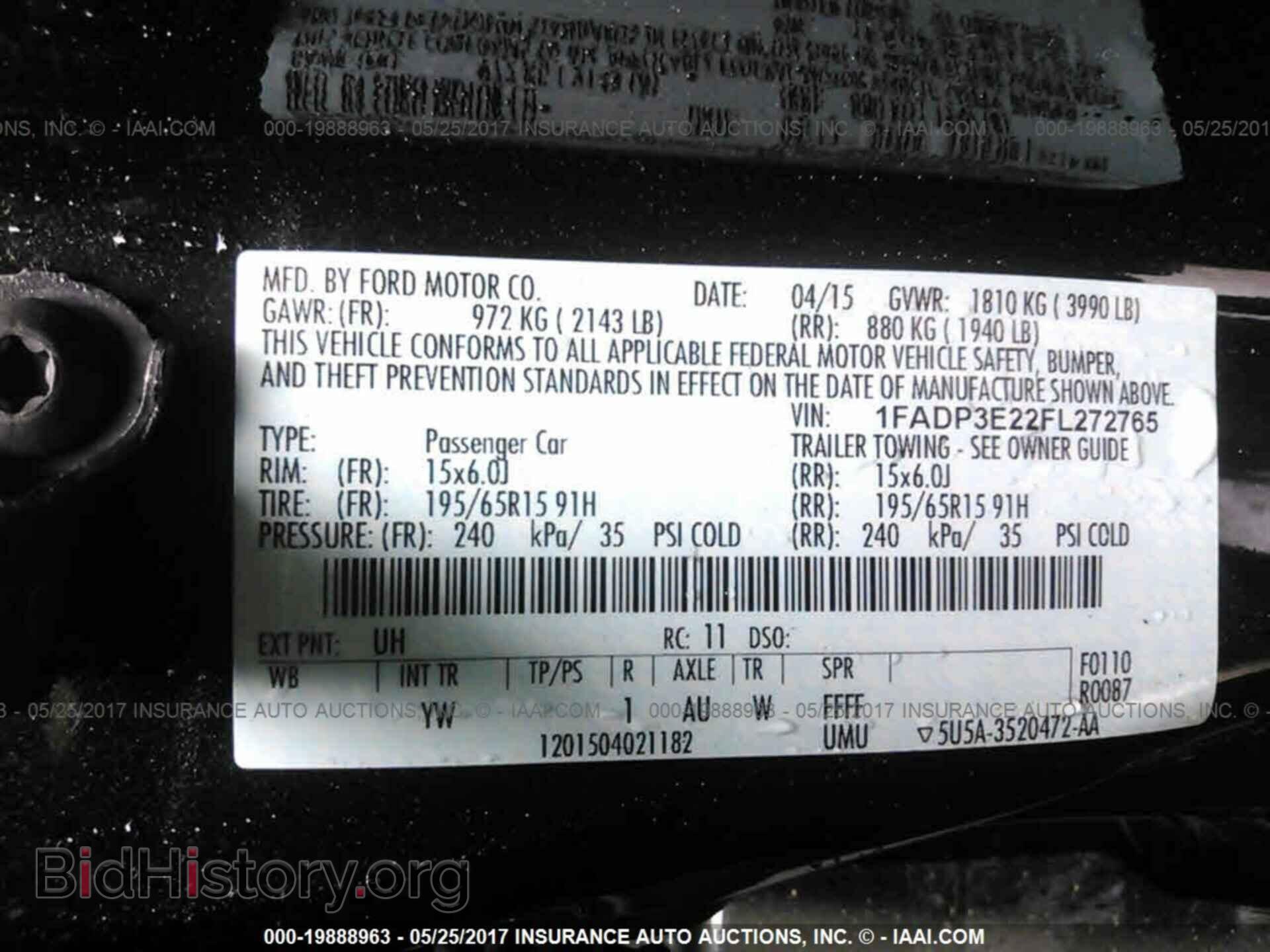 2015 Ford Focus - VIN: 1FADP3E22FL272765 - Photo 9