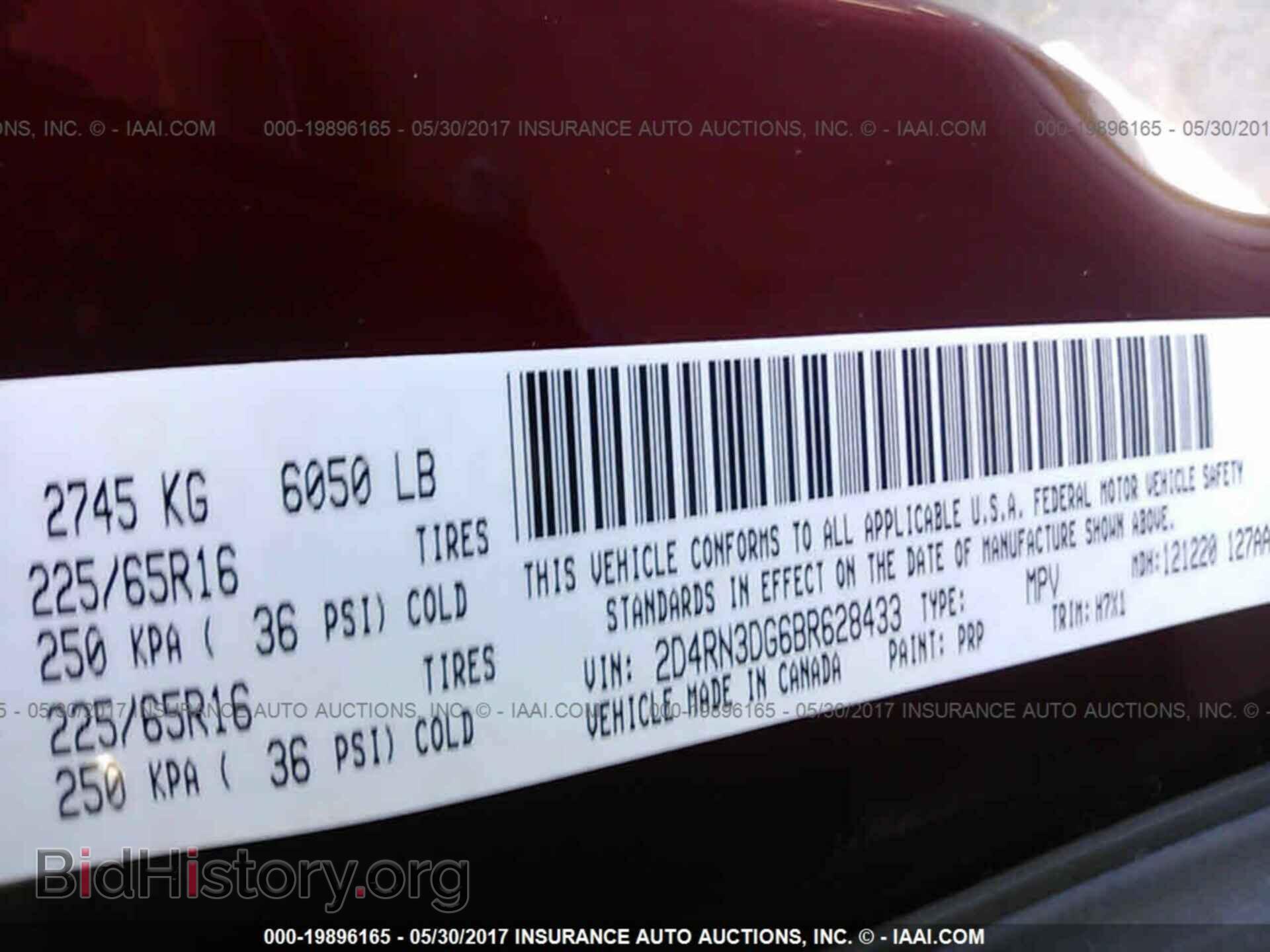 2011 Dodge Grand caravan - VIN: 2D4RN3DG6BR628433 - Фото 9