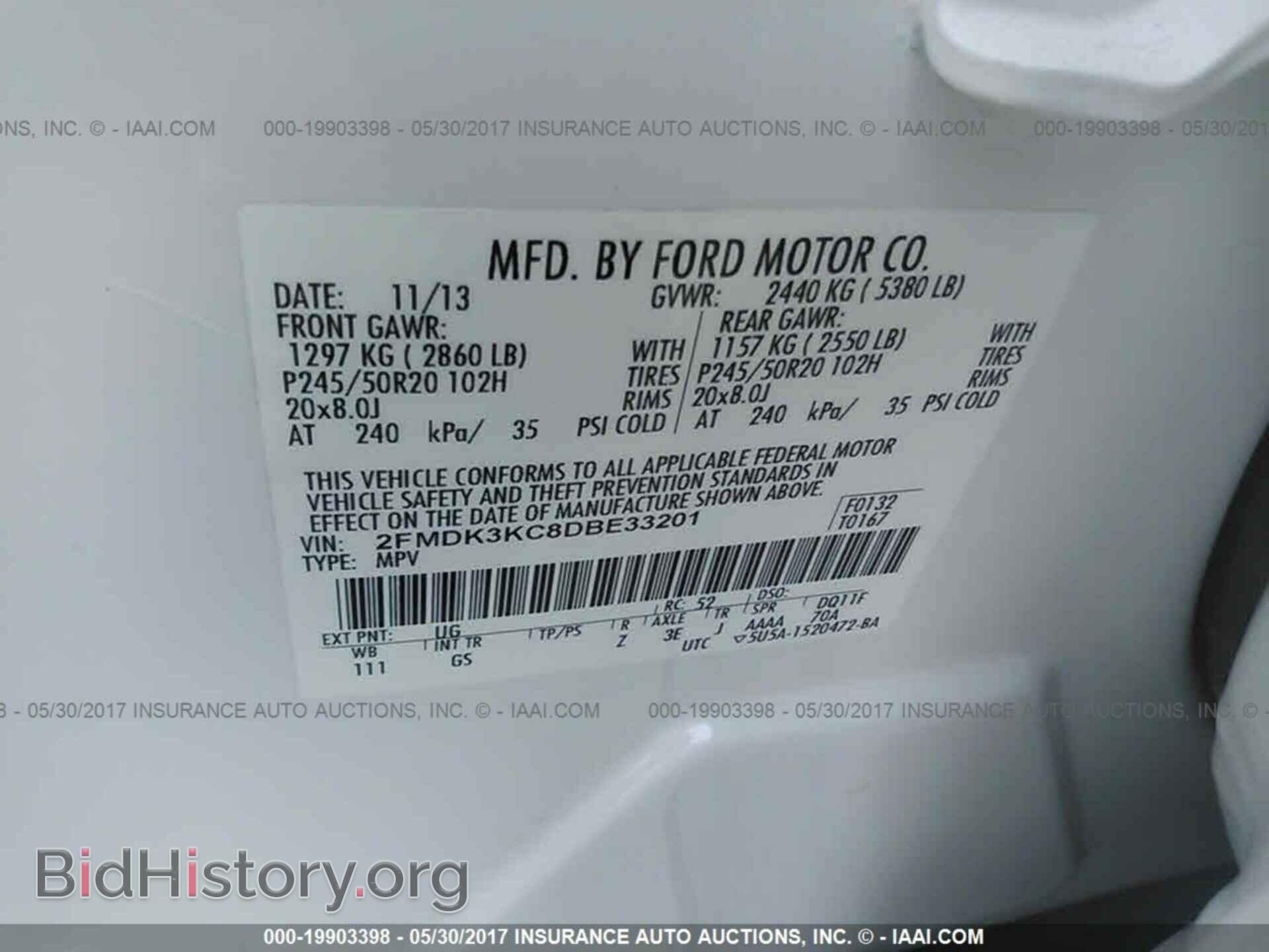 2013 Ford Edge - VIN: 2FMDK3KC8DBE33201 - Photo 9