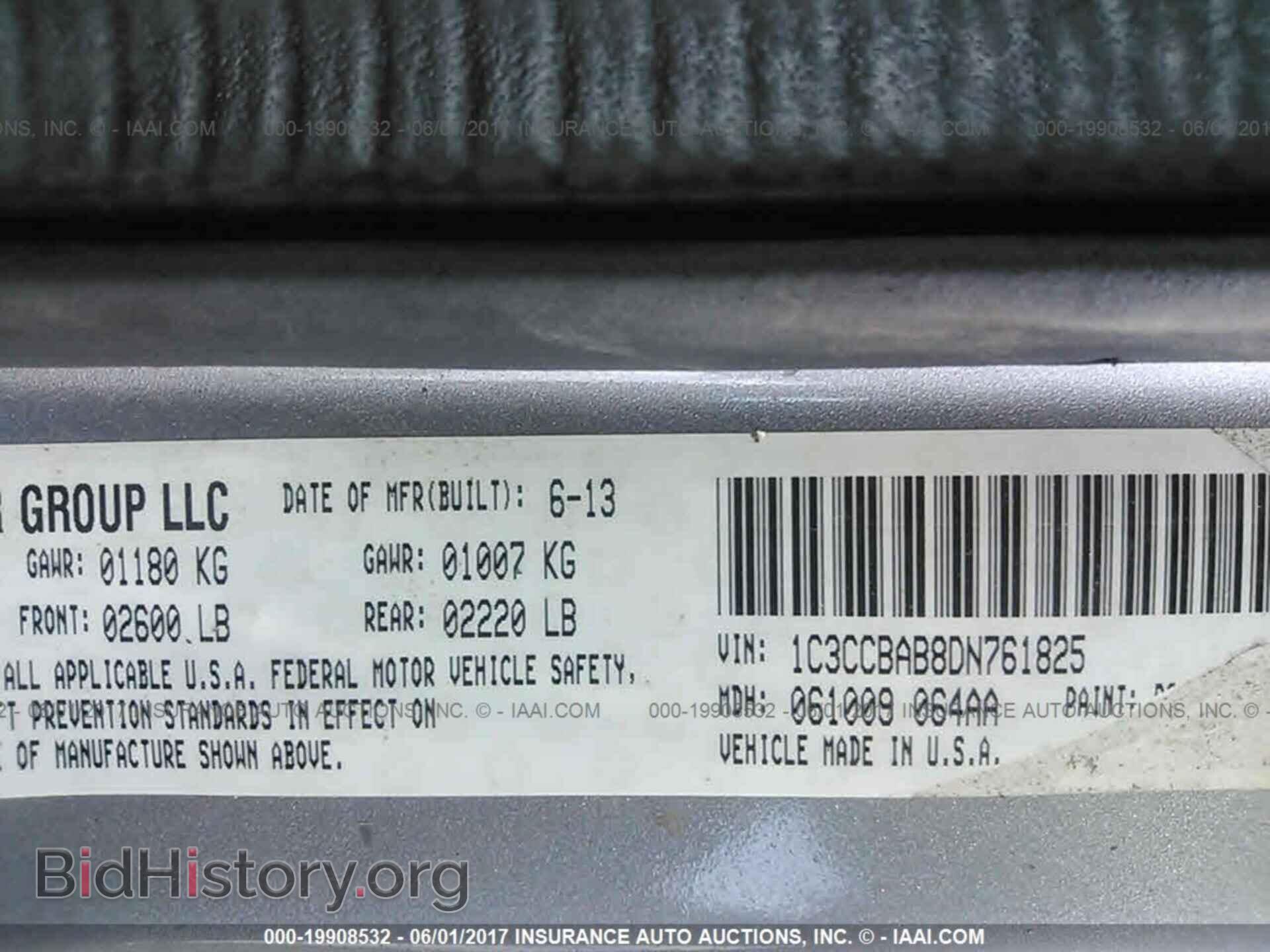 2013 Chrysler 200 - VIN: 1C3CCBAB8DN761825 - Photo 9