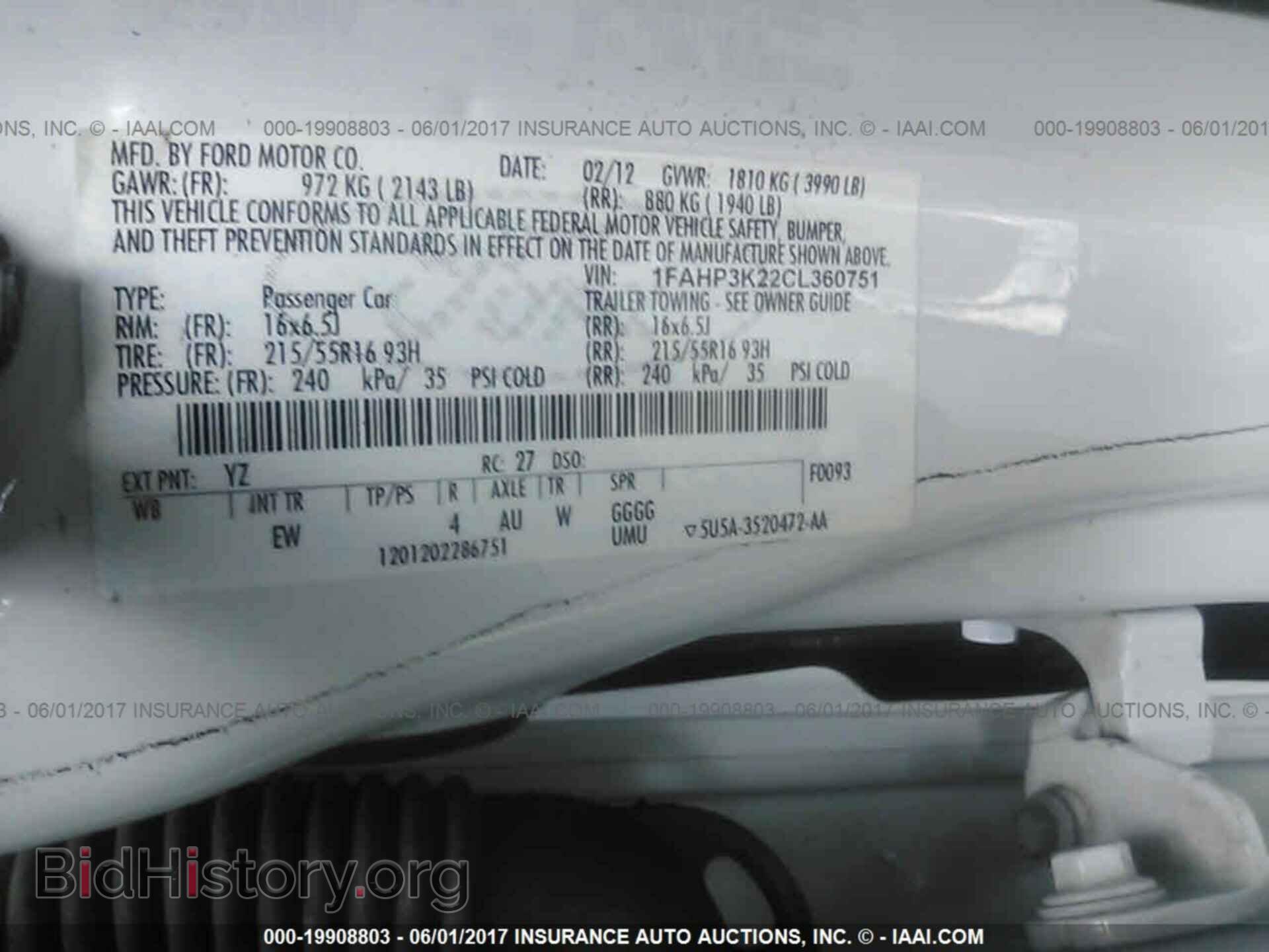 2012 Ford Focus - VIN: 1FAHP3K22CL360751 - Photo 9