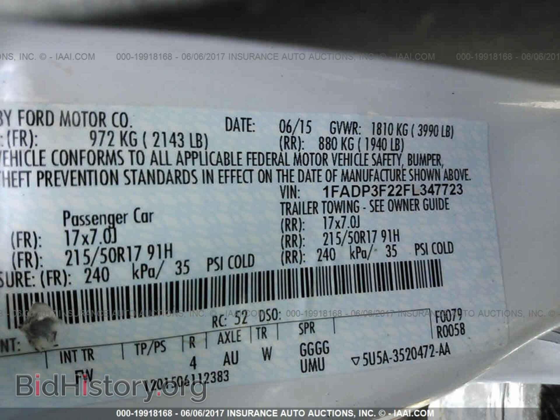2015 Ford Focus - VIN: 1FADP3F22FL347723 - Фото 9