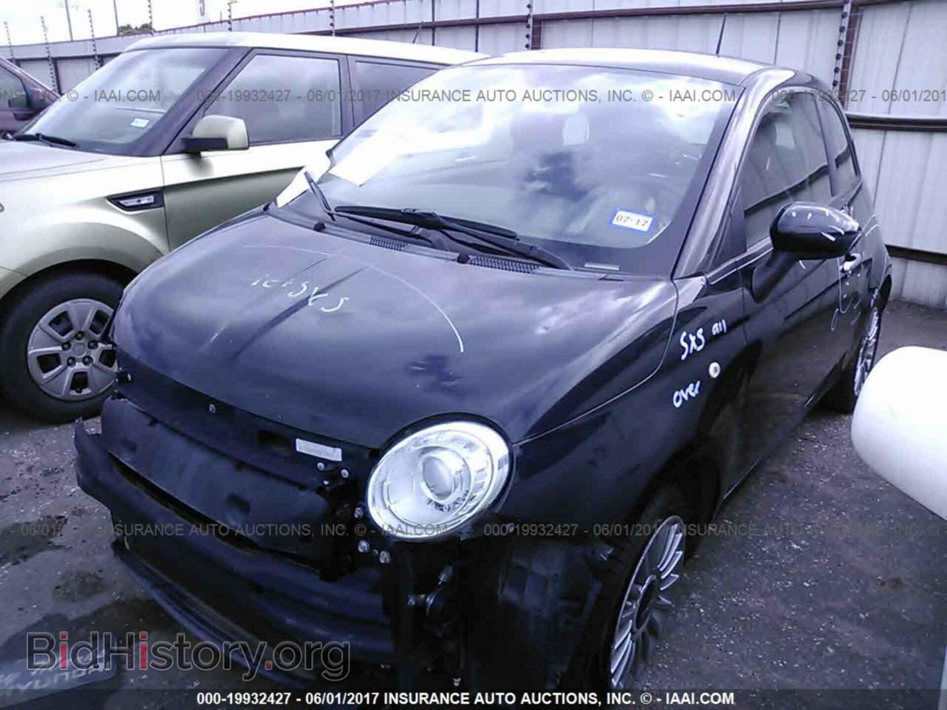 2013 Fiat 500 - VIN: 3C3CFFAR7DT544729 - Фото 2