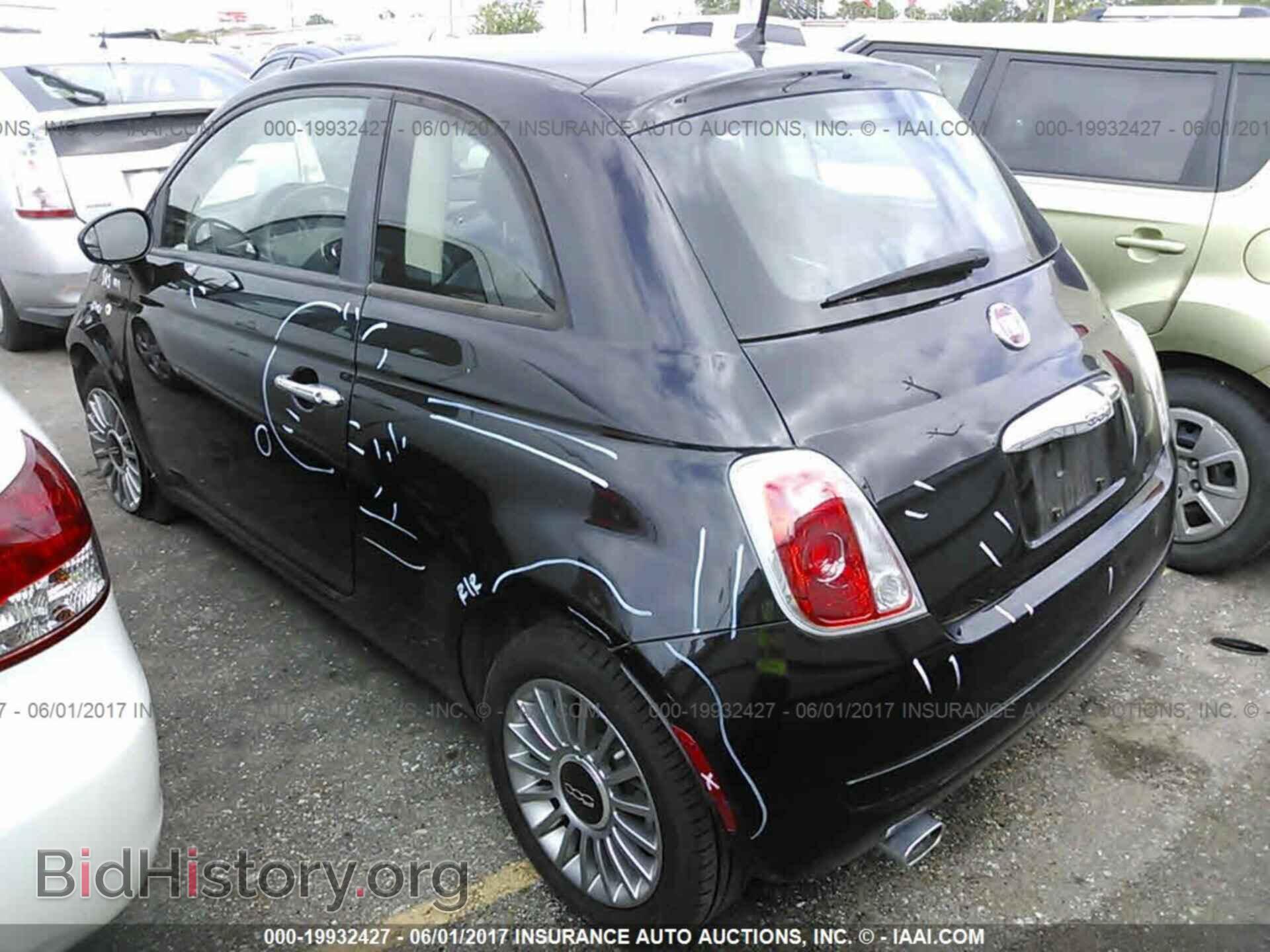 2013 Fiat 500 - VIN: 3C3CFFAR7DT544729 - Фото 3