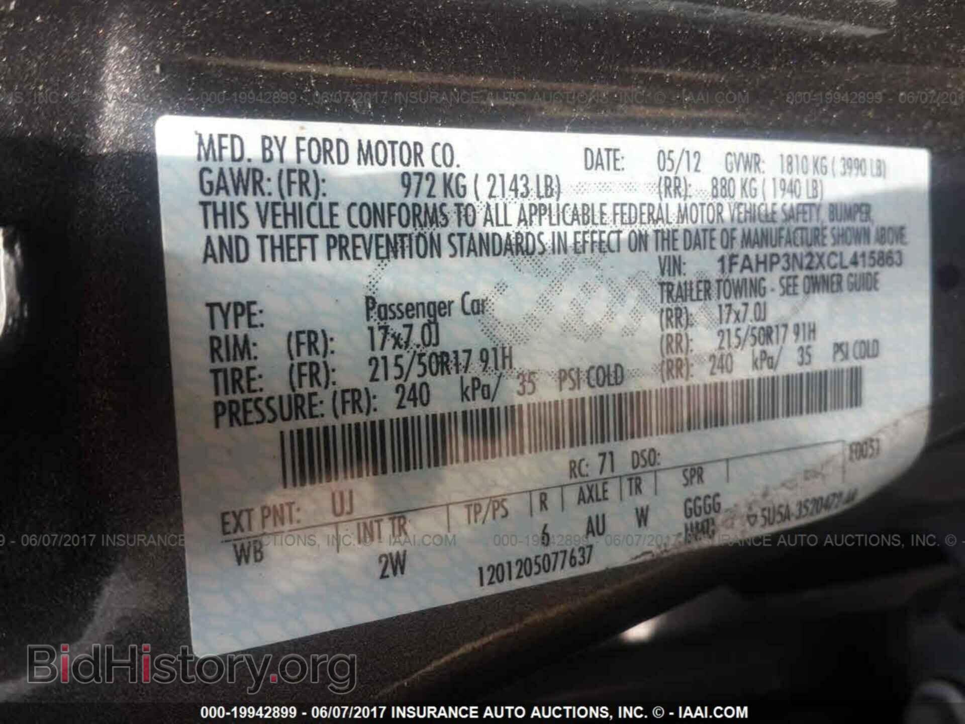 2012 Ford Focus - VIN: 1FAHP3N2XCL415863 - Photo 9