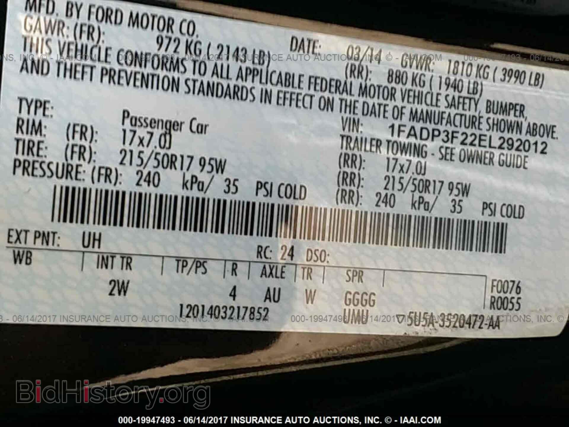 2014 Ford Focus - VIN: 1FADP3F22EL292012 - Photo 9