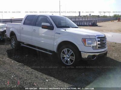 2014 Ford F150, white — VIN 1FTFW1CF9EKG04687, IAAI