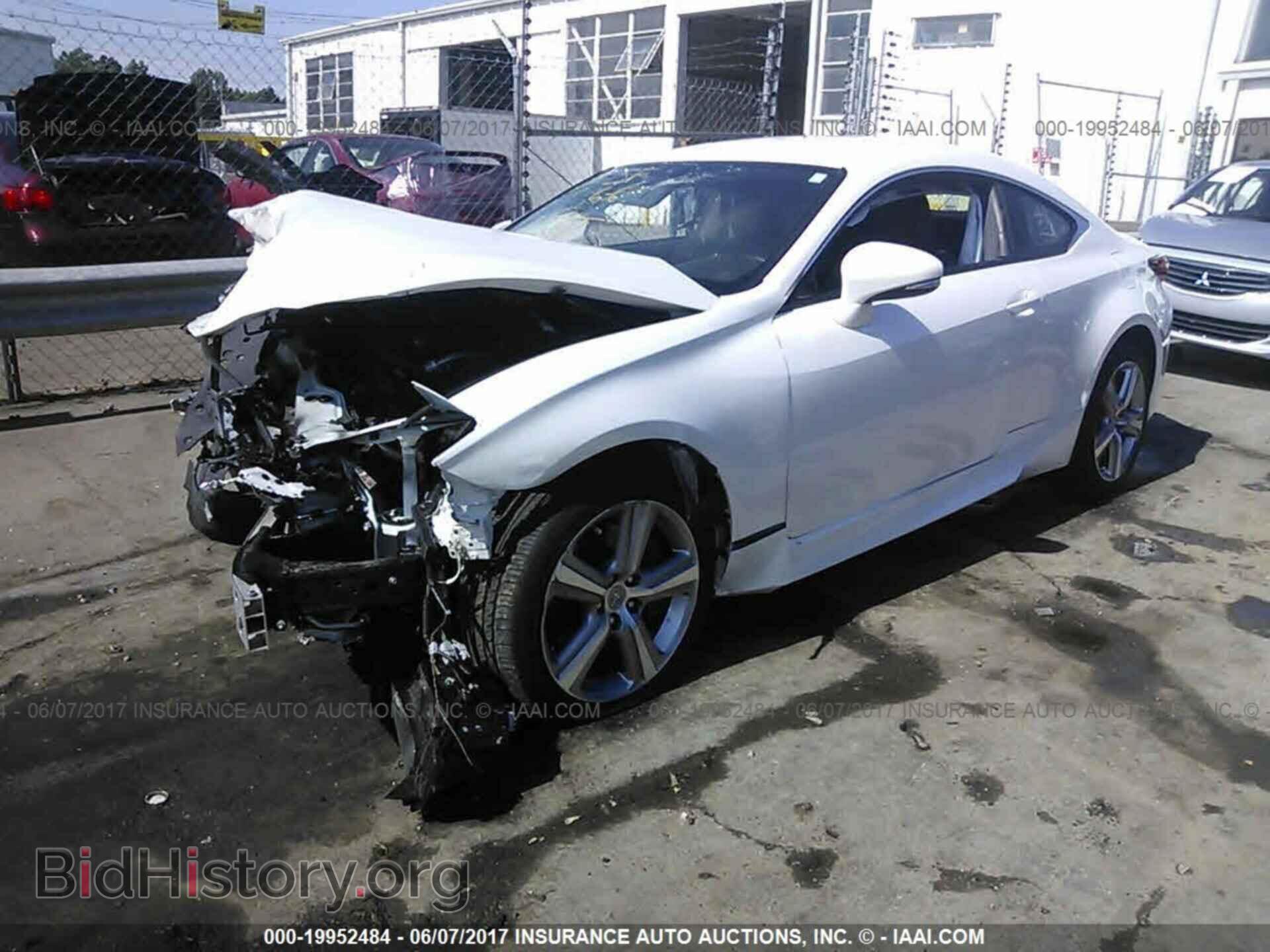 2016 Lexus Rc - VIN: JTHHA5BC9G5002653 - Фото 2