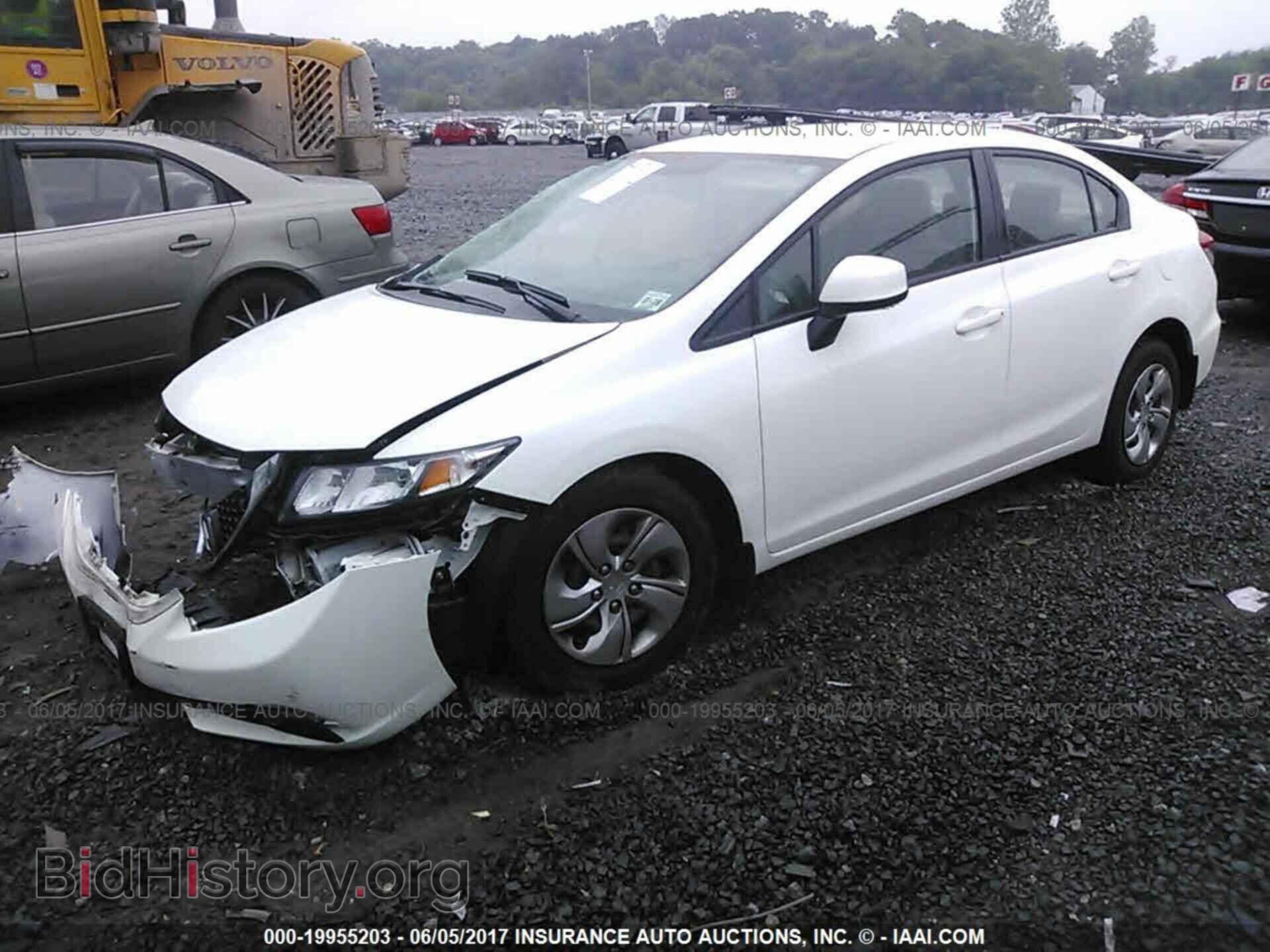 2013 Honda Civic - VIN: 19XFB2F55DE255405 - Фото 2