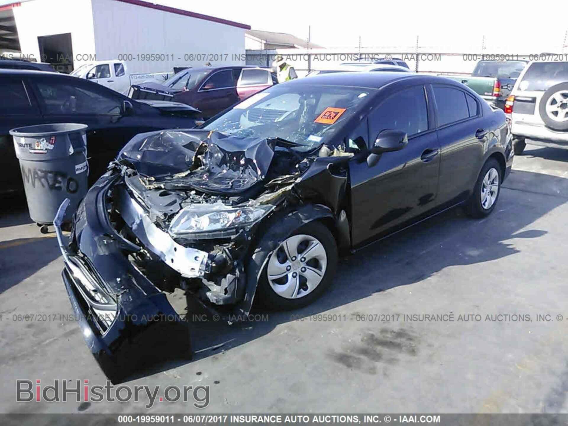2013 Honda Civic - VIN: 2HGFB2F55DH548436 - Фото 2