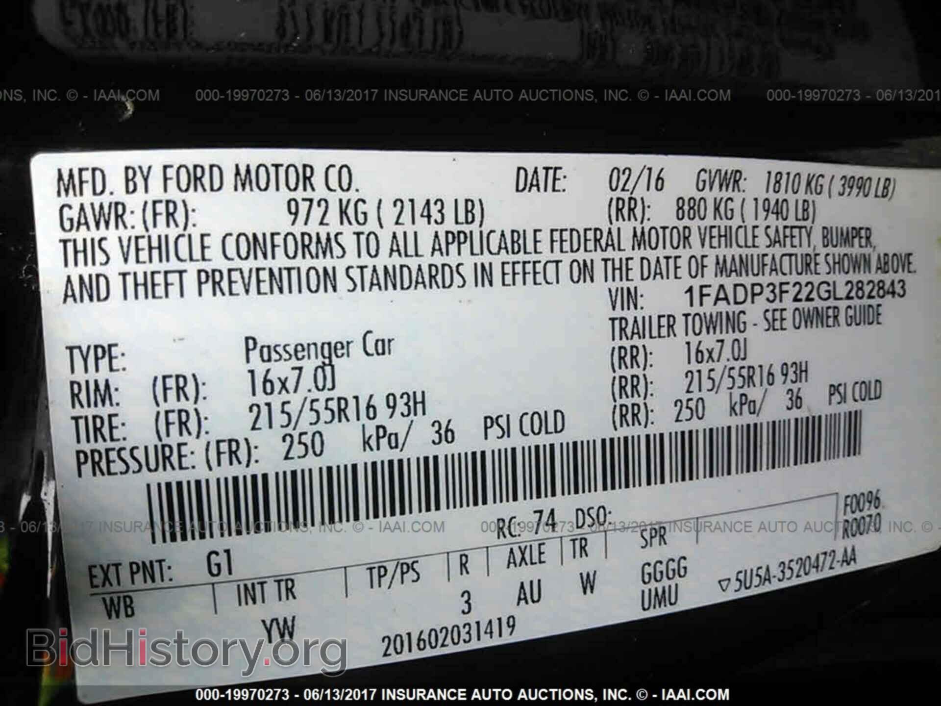 2016 Ford Focus - VIN: 1FADP3F22GL282843 - Фото 9