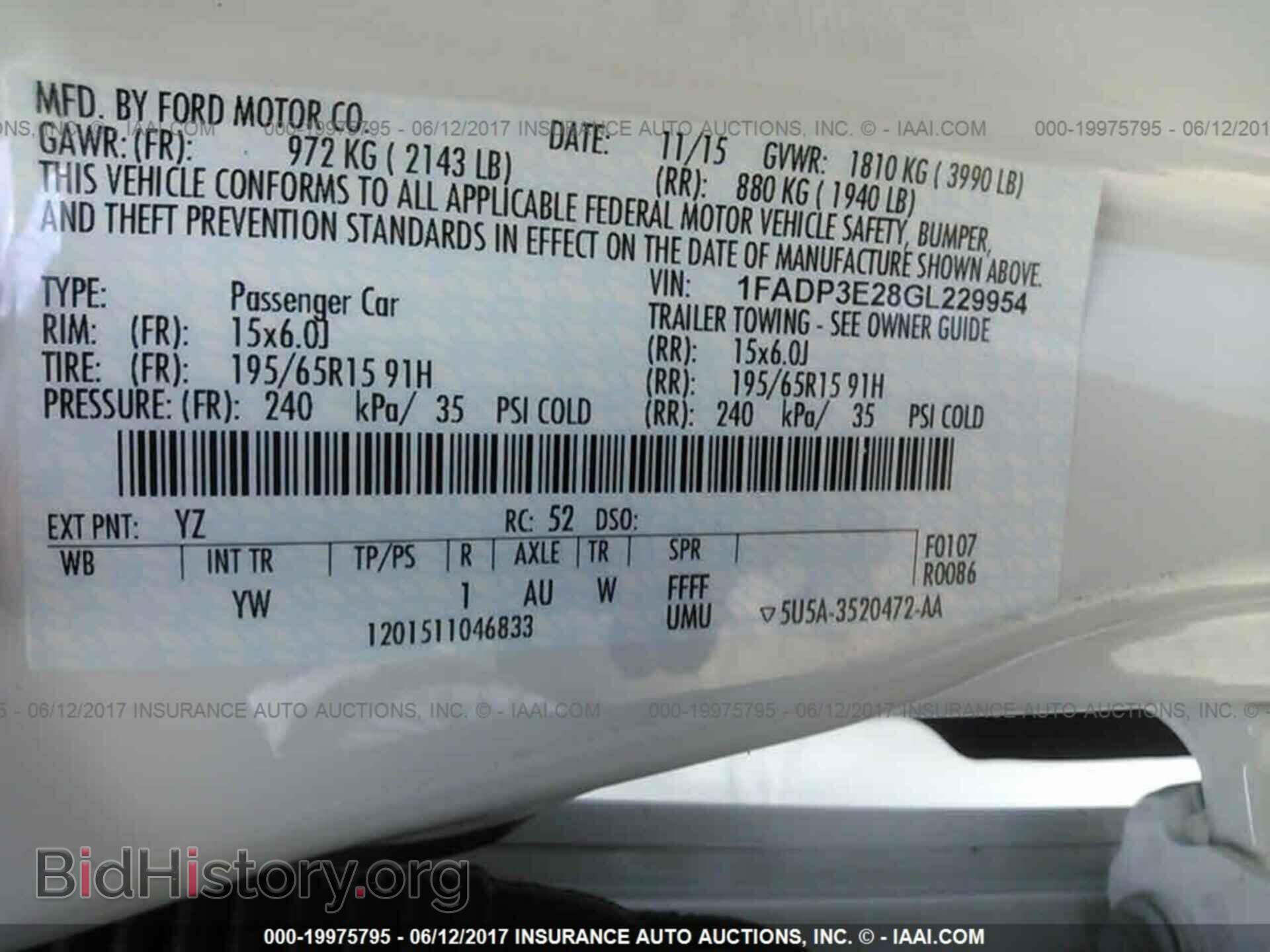 2016 Ford Focus - VIN: 1FADP3E28GL229954 - Фото 9