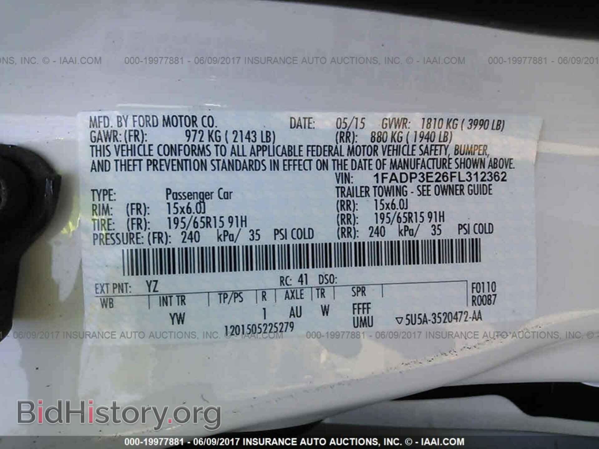 2015 Ford Focus - VIN: 1FADP3E26FL312362 - Фото 9