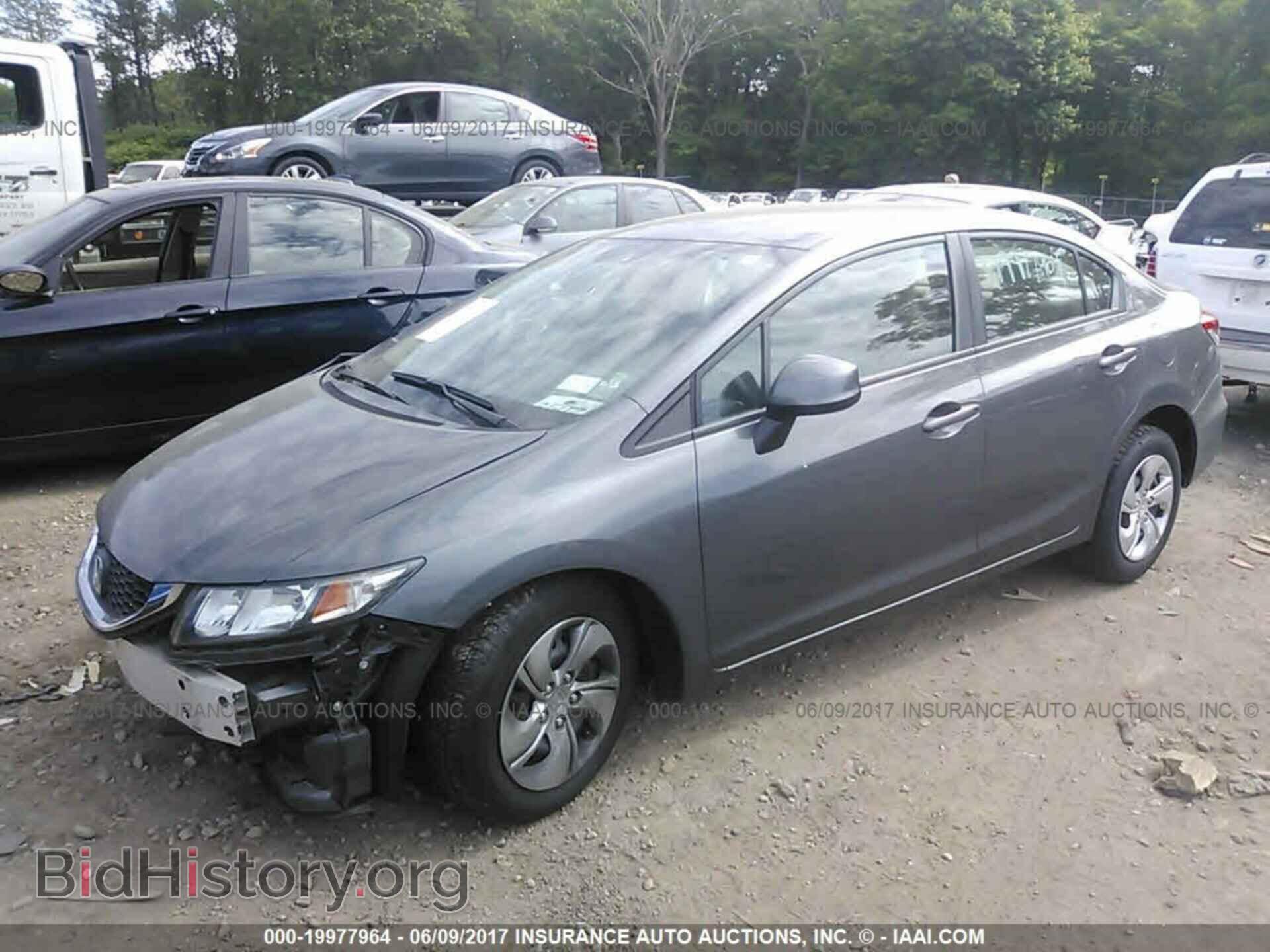 2013 Honda Civic - VIN: 2HGFB2F54DH544815 - Фото 2