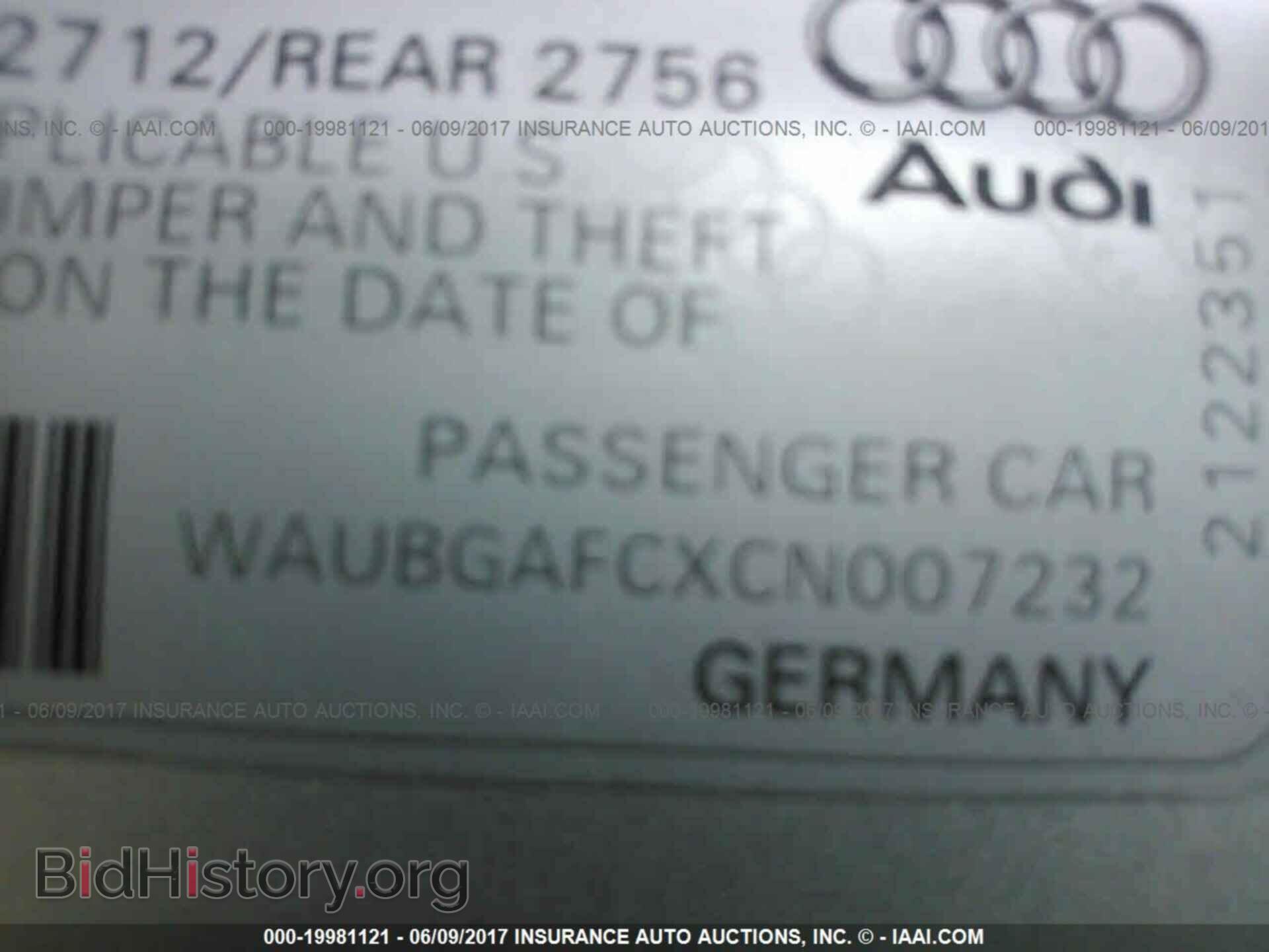 2012 Audi A6 - VIN: WAUBGAFCXCN007232 - Photo 9