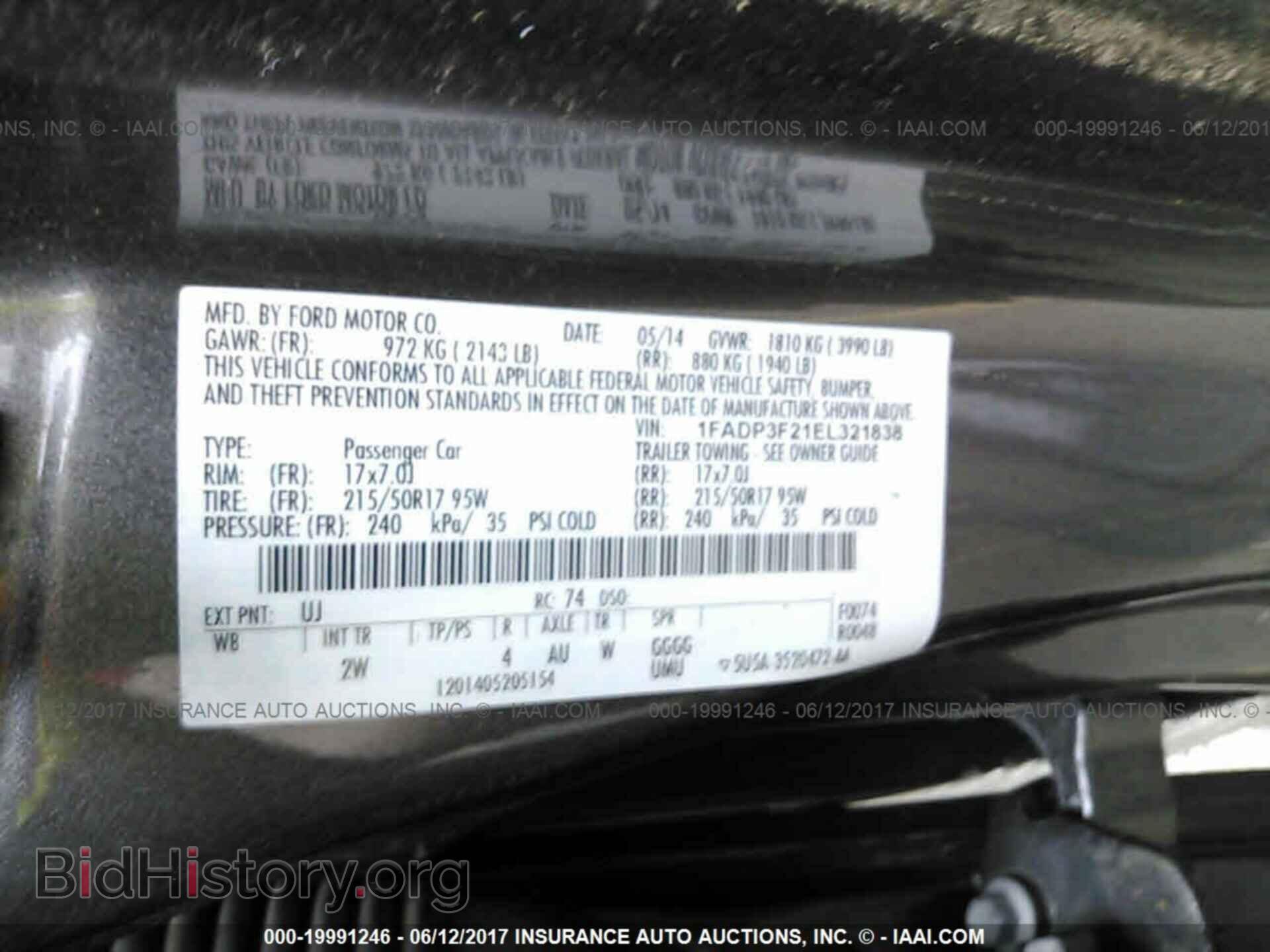 2014 Ford Focus - VIN: 1FADP3F21EL321838 - Фото 9