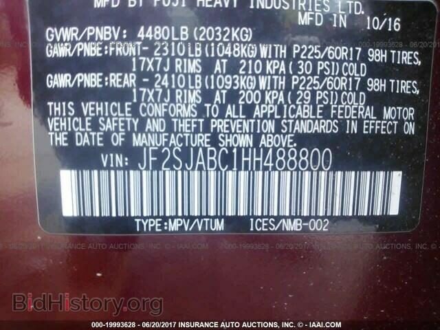 2017 Subaru Forester - VIN: JF2SJABC1HH488800 - Photo 9