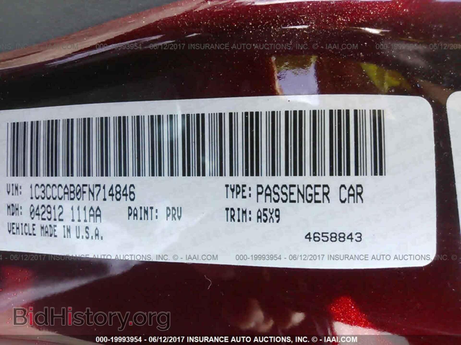 2015 Chrysler 200 - VIN: 1C3CCCAB0FN714846 - Photo 9