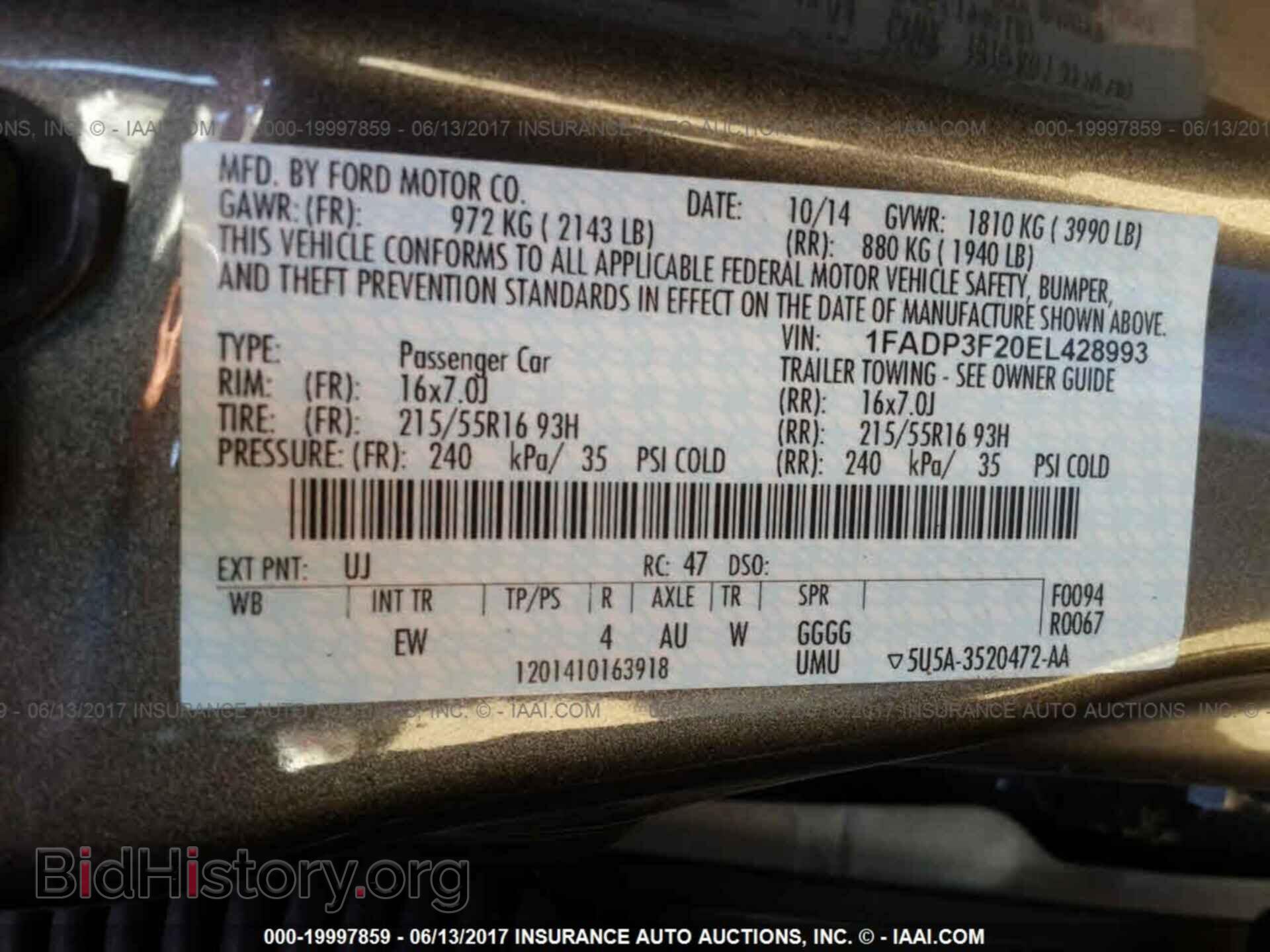 2014 Ford Focus - VIN: 1FADP3F20EL428993 - Photo 9