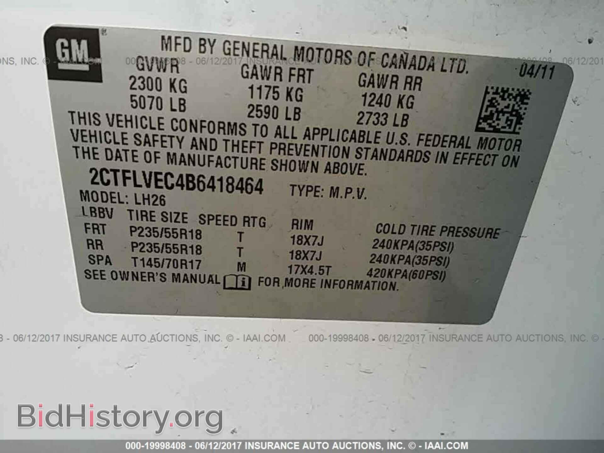 2011 Gmc Terrain - VIN: 2CTFLVEC4B6418464 - Photo 9