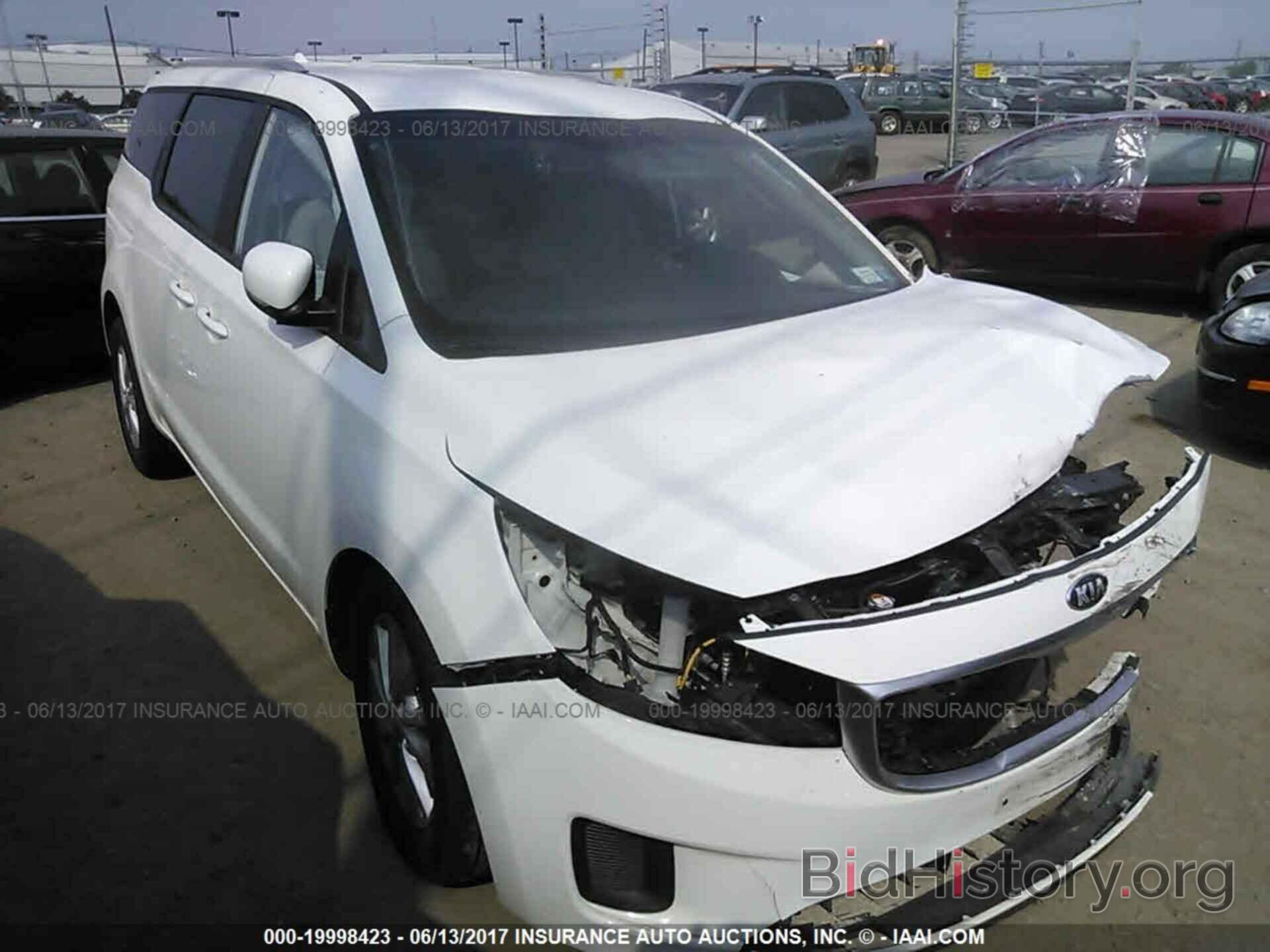 Фотография KNDMB5C17G6192795 - Kia Sedona 2016