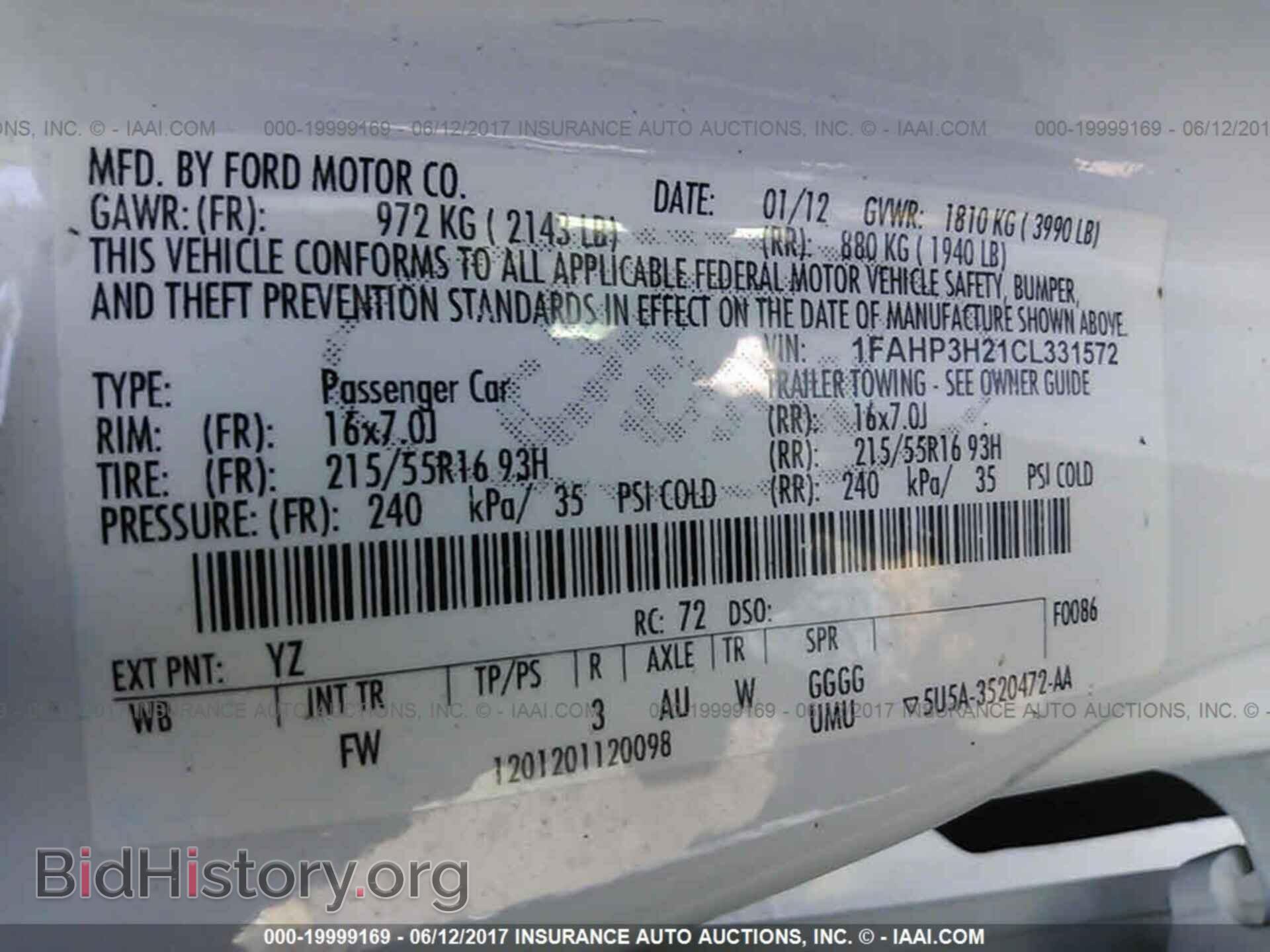 2012 Ford Focus - VIN: 1FAHP3H21CL331572 - Photo 9