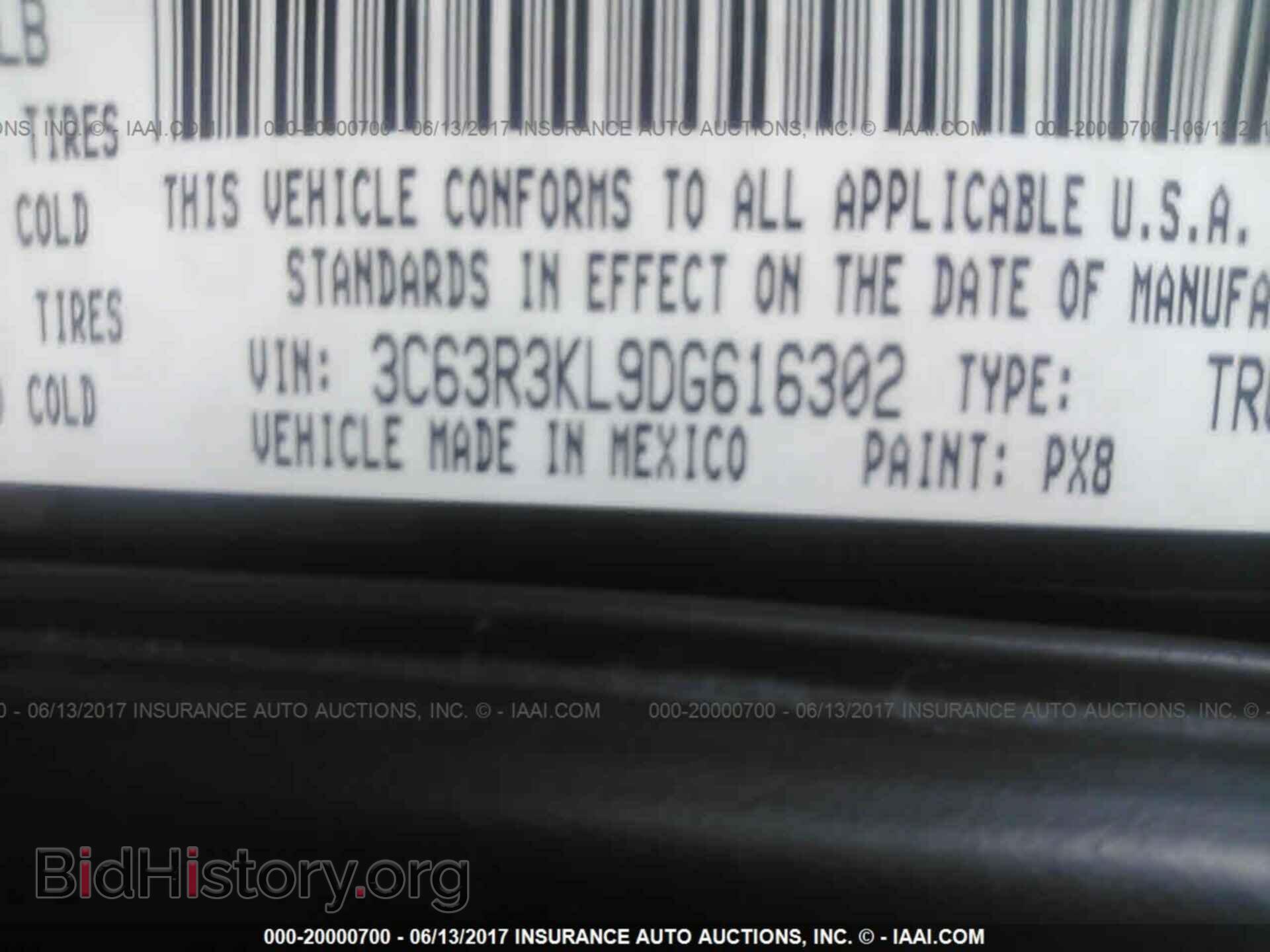 2013 Ram 3500 - VIN: 3C63R3KL9DG616302 - Фото 9