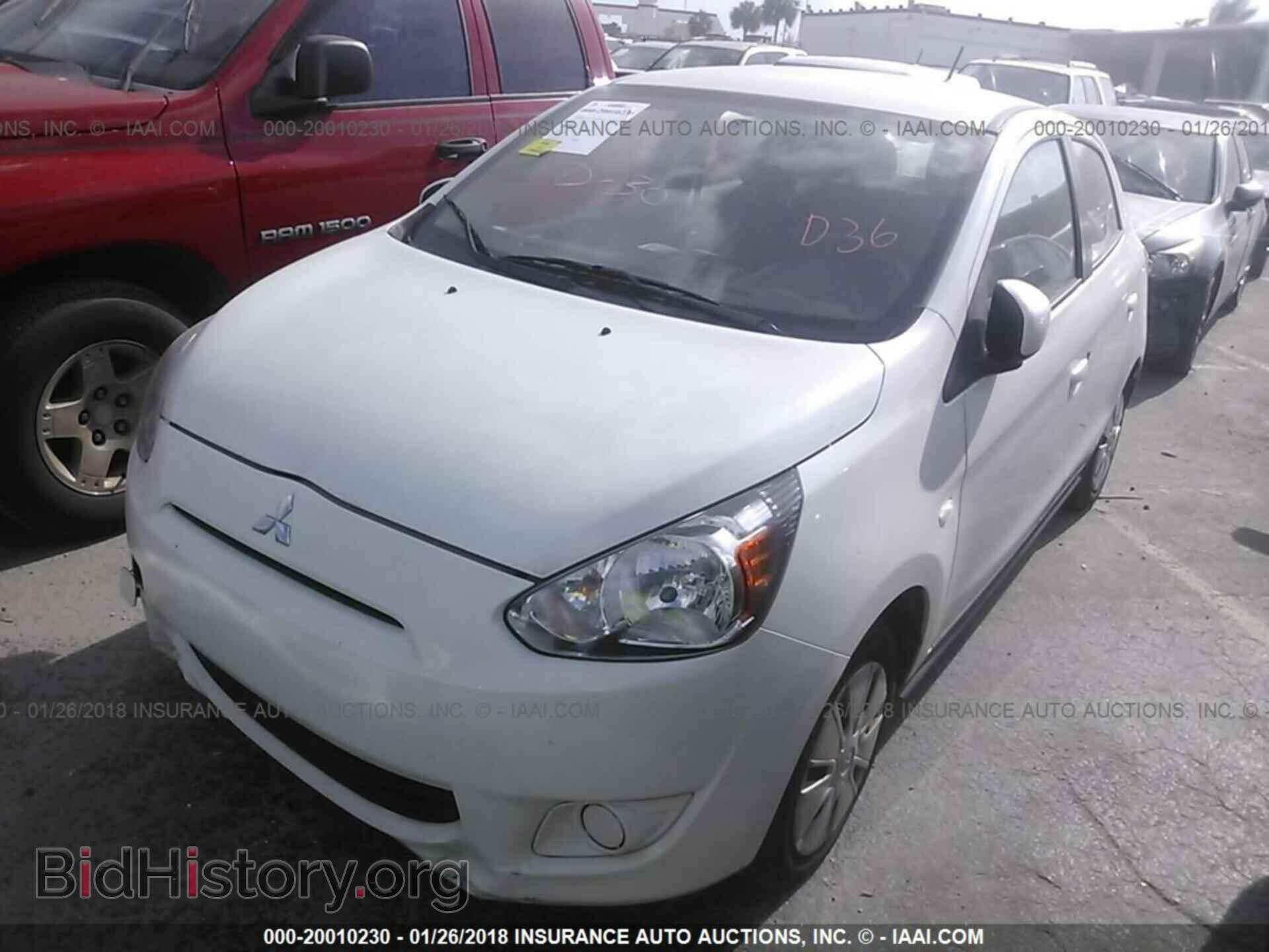 2015 Mitsubishi Mirage - VIN: ML32A3HJ1FH043523 - Фото 2