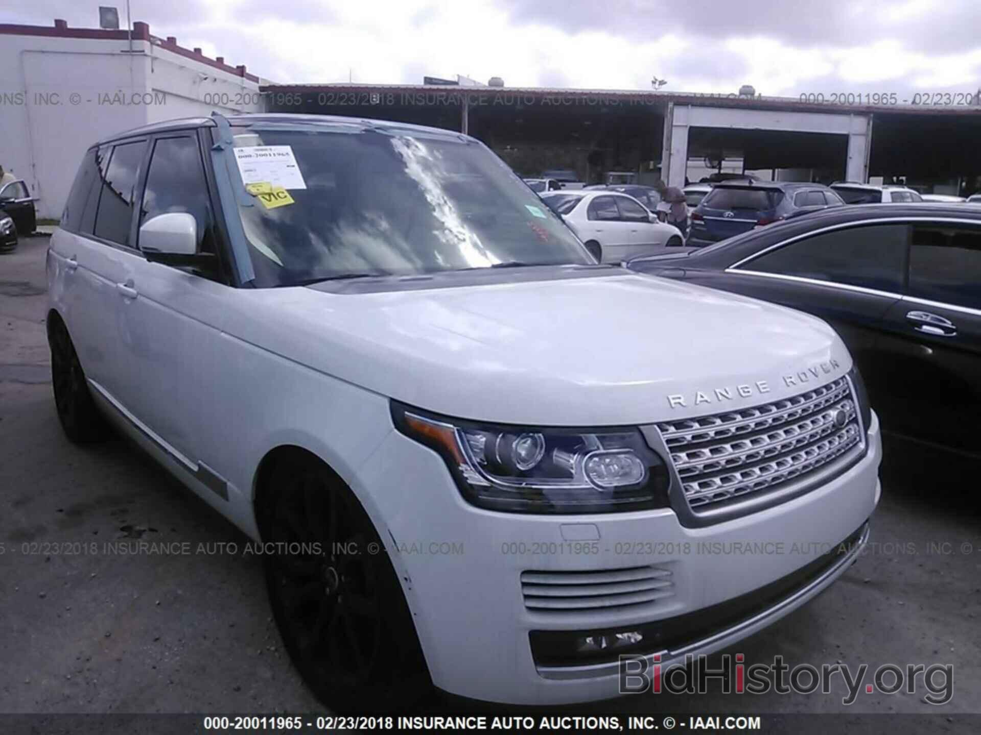 Фотография SALGS2VF2FA220348 - Land rover Range rover 2015