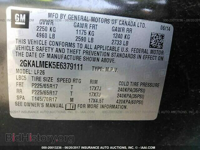 2014 Gmc Terrain - VIN: 2GKALMEK5E6379111 - Photo 9