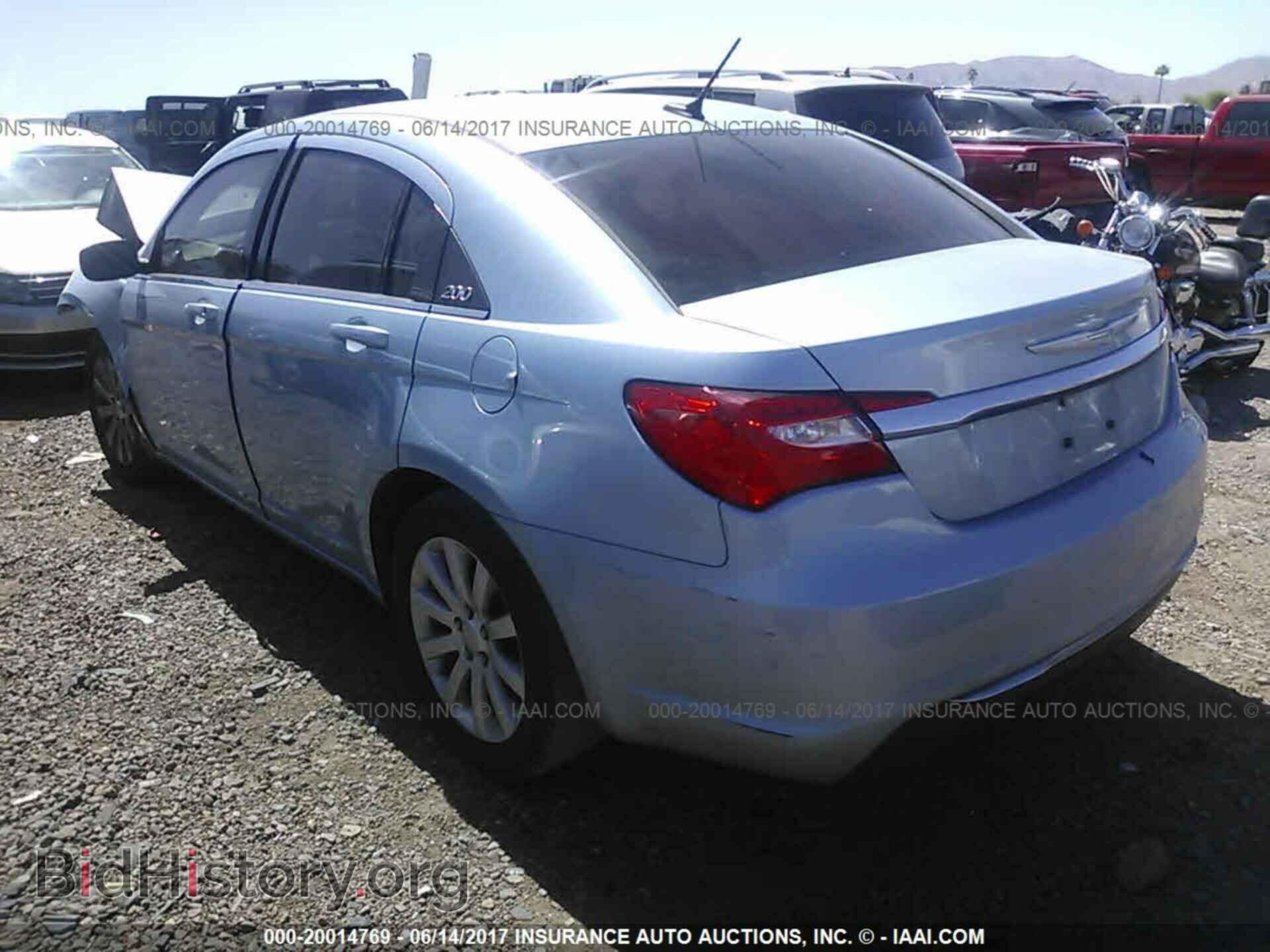 2012 Chrysler 200 - VIN: 1C3CCBBB0CN178663 - Фото 3