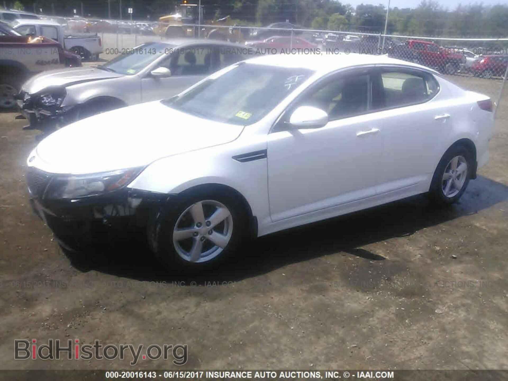 2014 Kia Optima - VIN: KNAGM4A71E5472995 - Фото 2