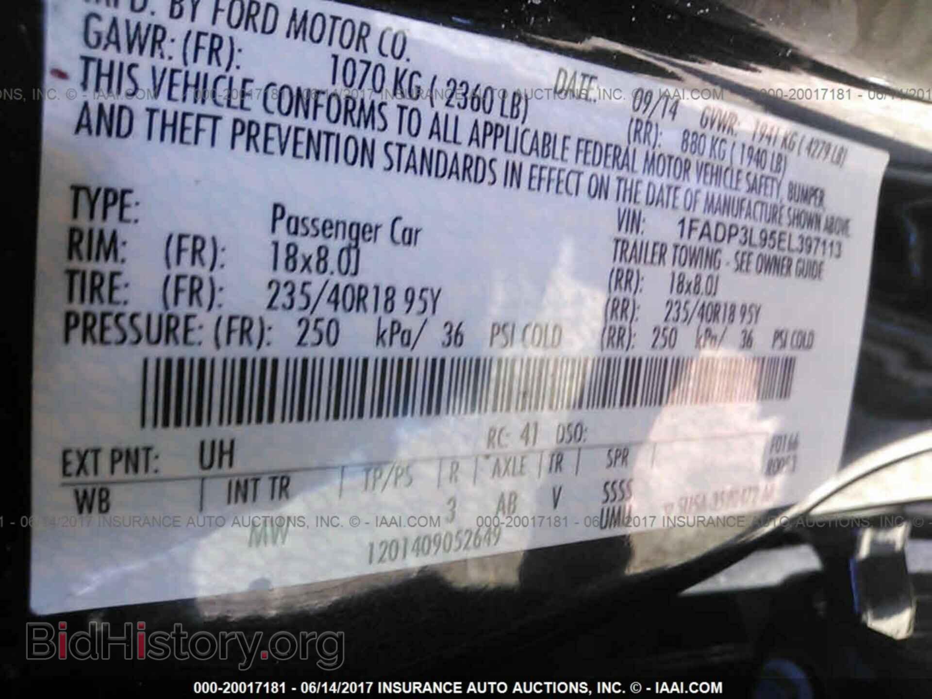 2014 Ford Focus - VIN: 1FADP3L95EL397113 - Photo 9