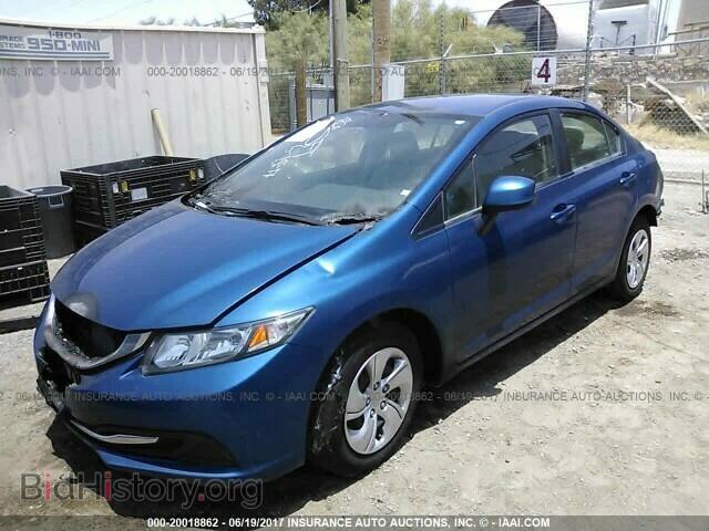 2013 Honda Civic - VIN: 2HGFB2F59DH528819 - Фото 2