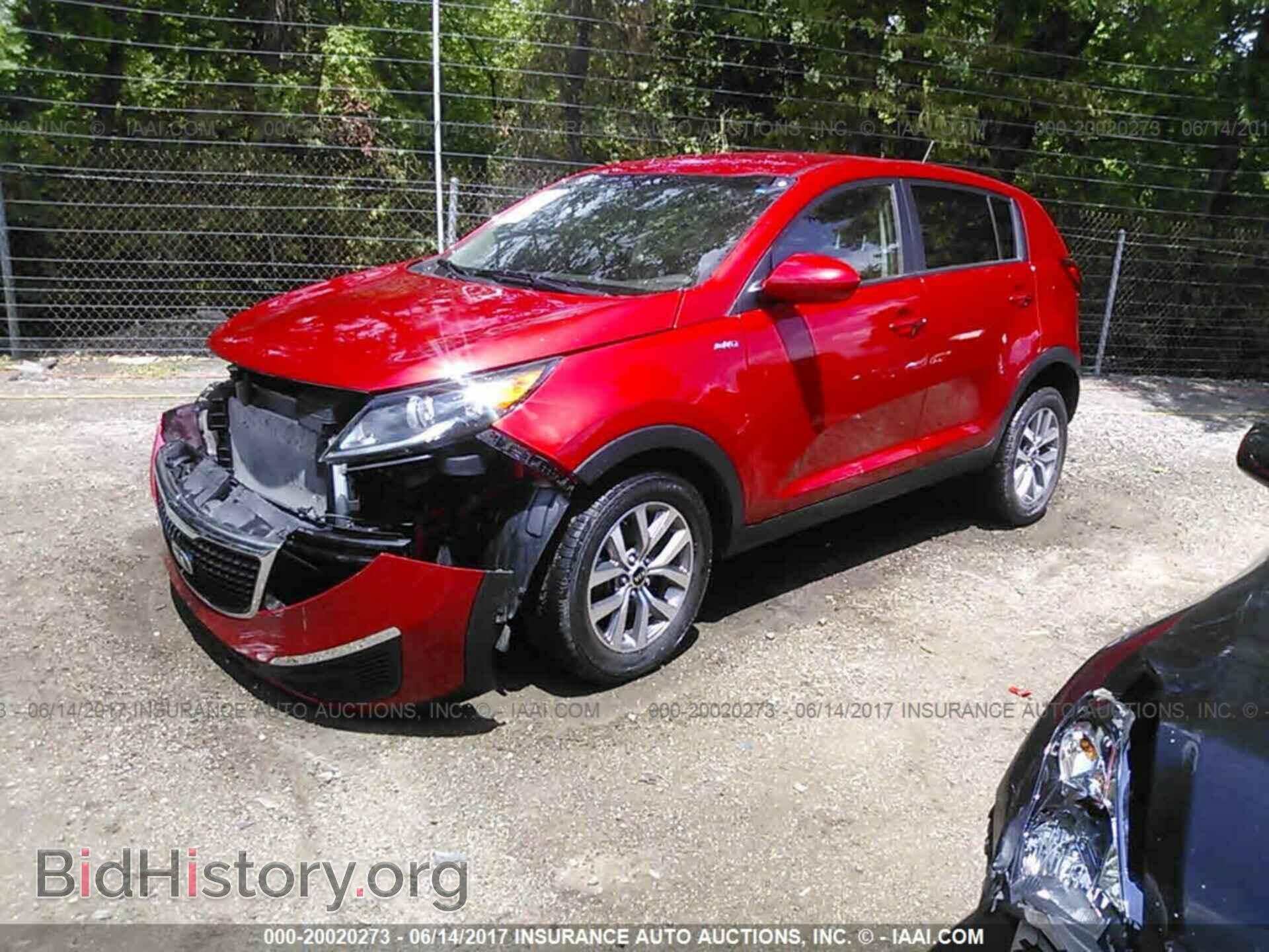 2014 Kia Sportage - VIN: KNDPBCAC4E7566907 - Фото 2