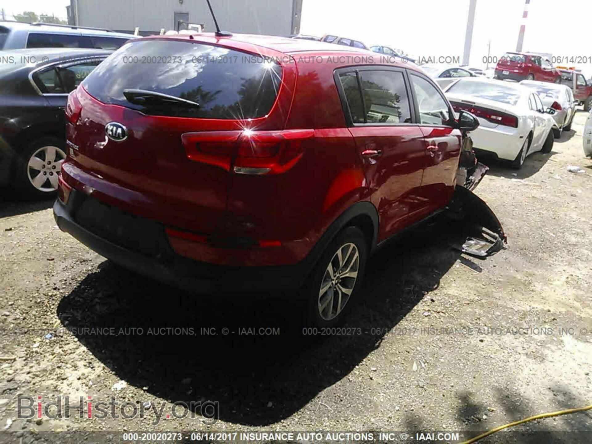 2014 Kia Sportage - VIN: KNDPBCAC4E7566907 - Фото 4