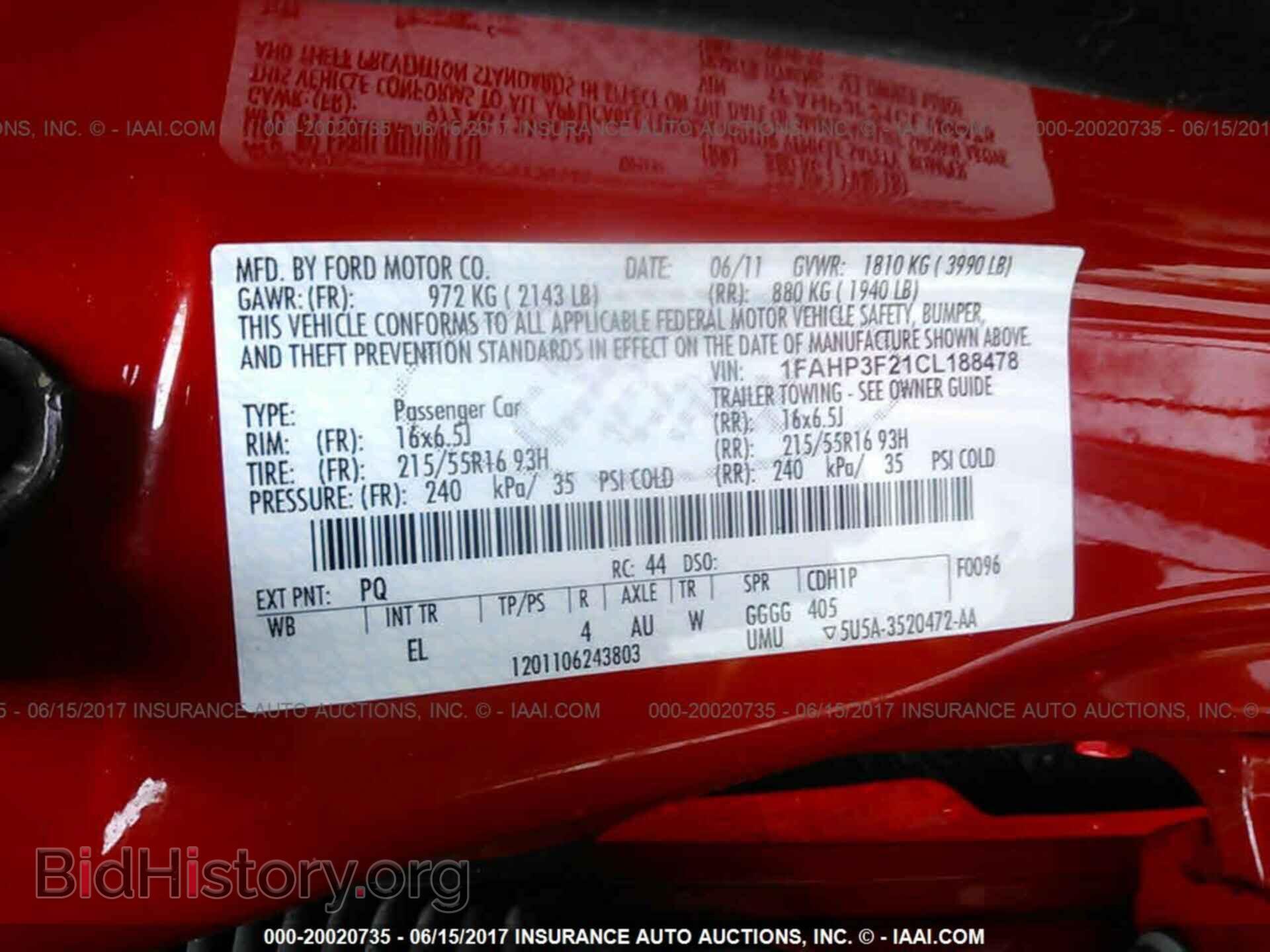 2012 Ford Focus - VIN: 1FAHP3F21CL188478 - Фото 9