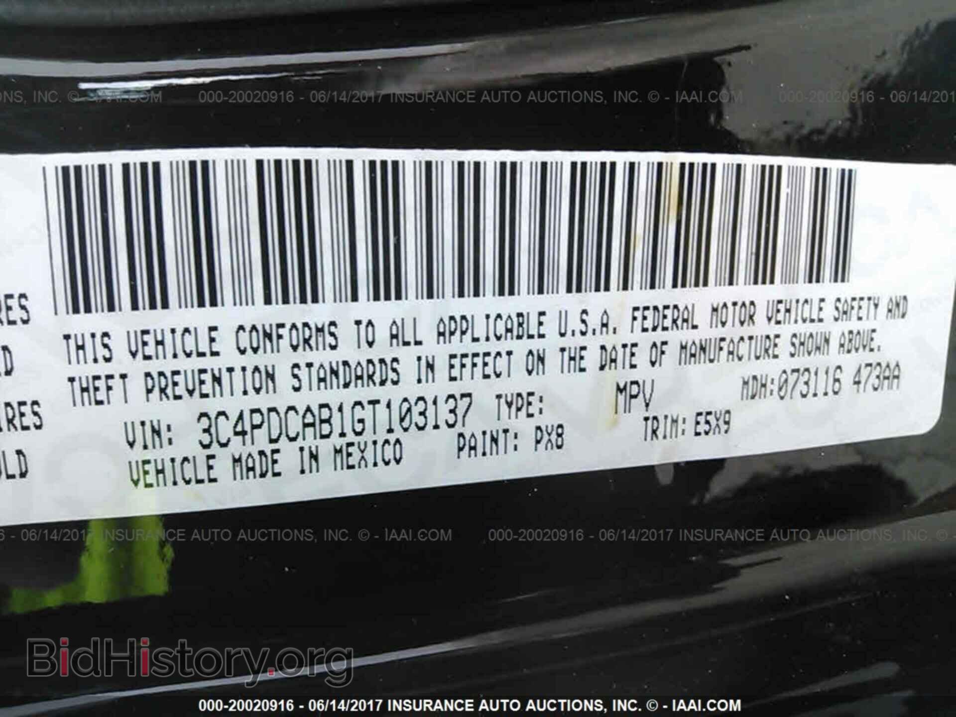 2016 Dodge Journey - VIN: 3C4PDCAB1GT103137 - Photo 9