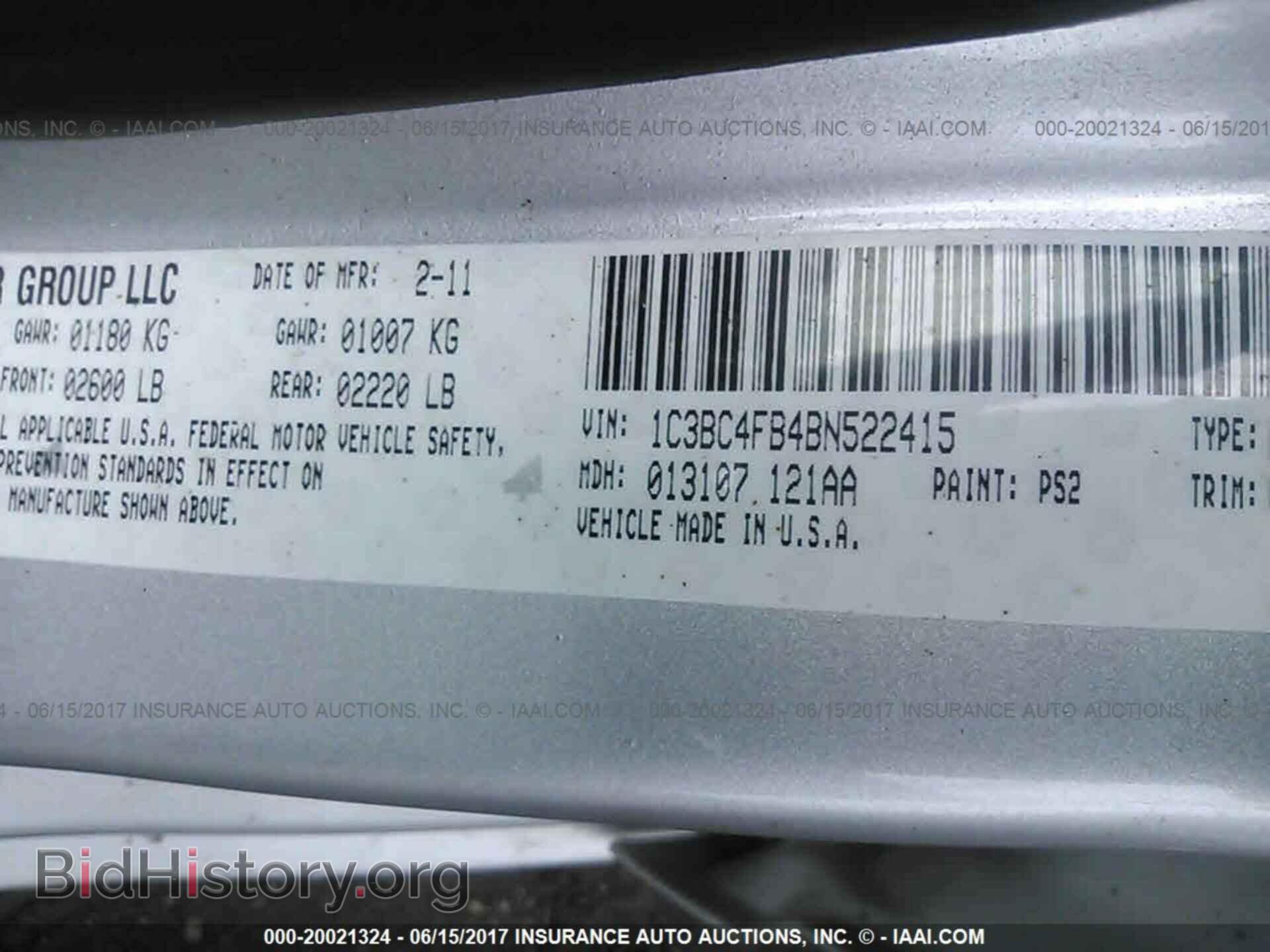 2011 Chrysler 200 - VIN: 1C3BC4FB4BN522415 - Photo 9
